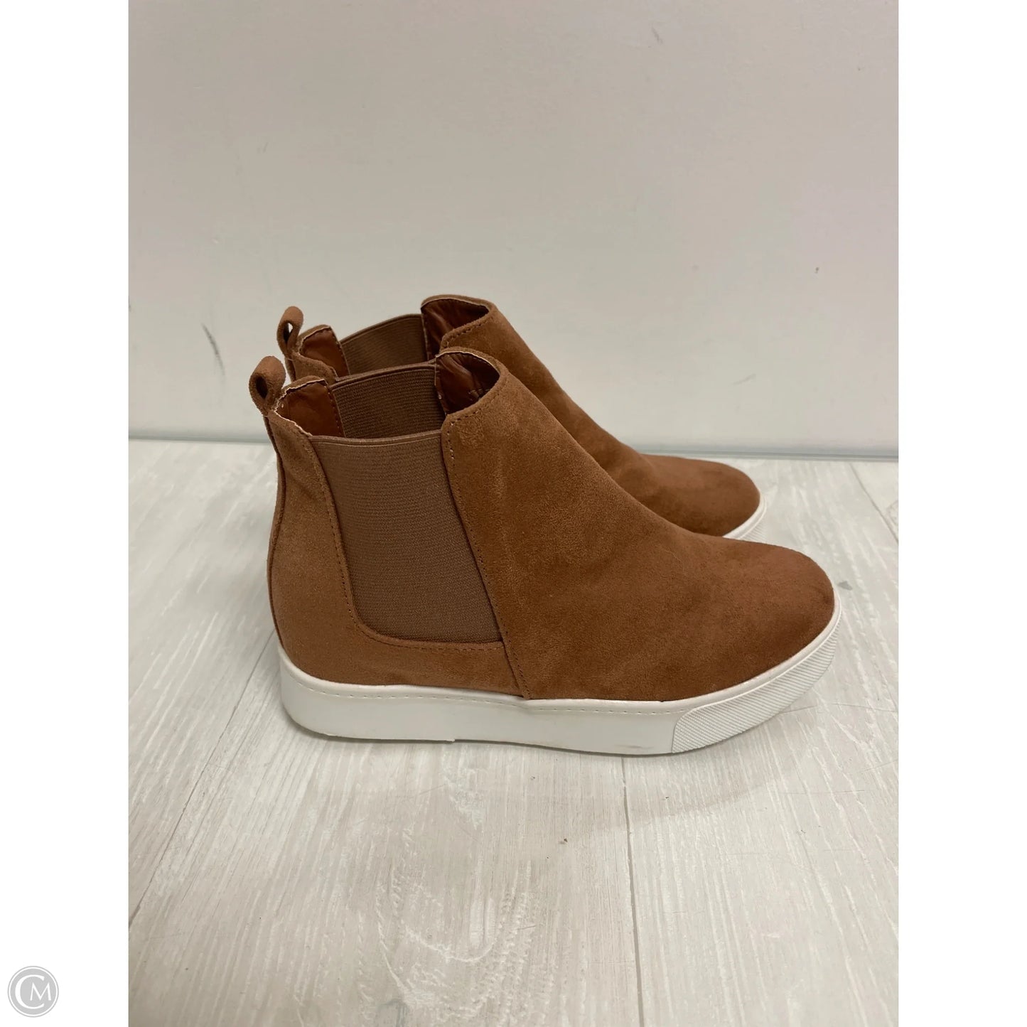 Shoes Sneakers Platform By Soda In Brown, Size: 7.5