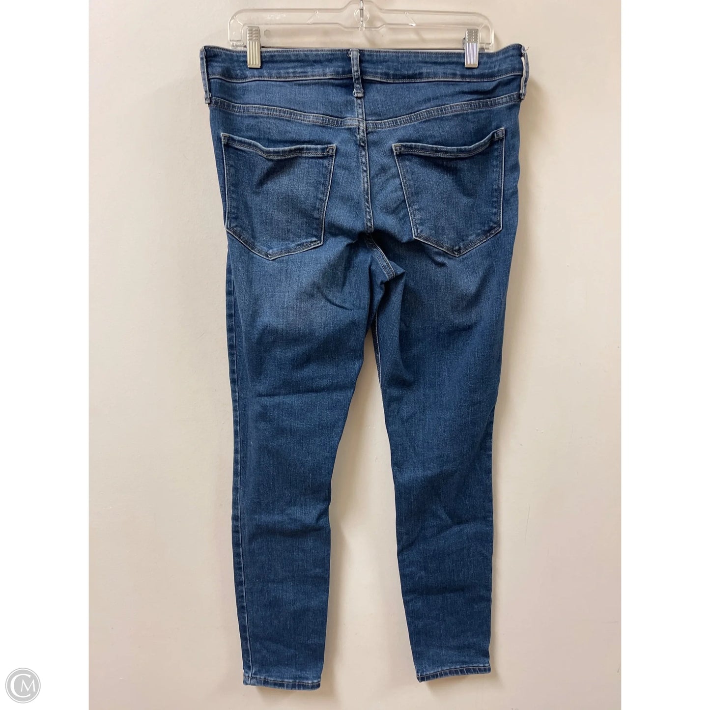 Jeans Skinny By Old Navy In Blue Denim, Size: 12