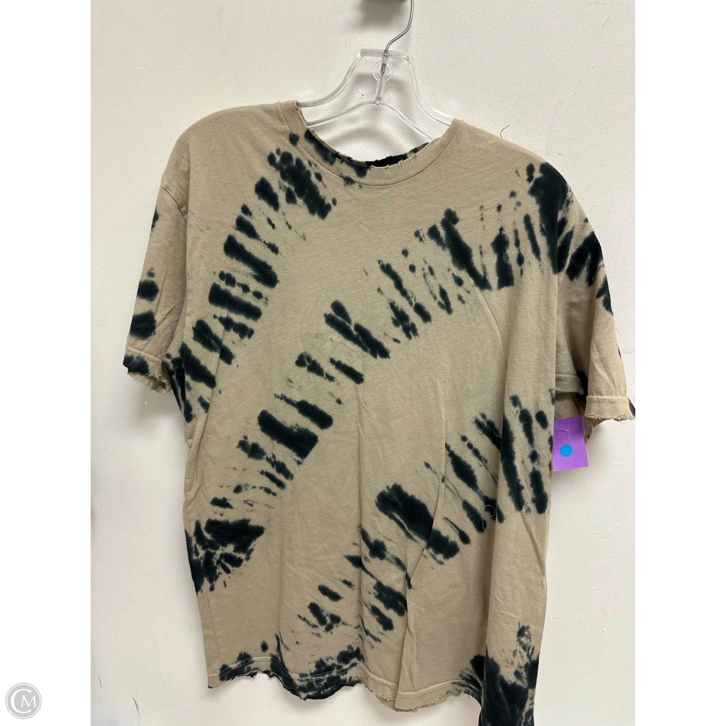 Top Short Sleeve By Clothes Mentor In Tie Dye Print, Size: S