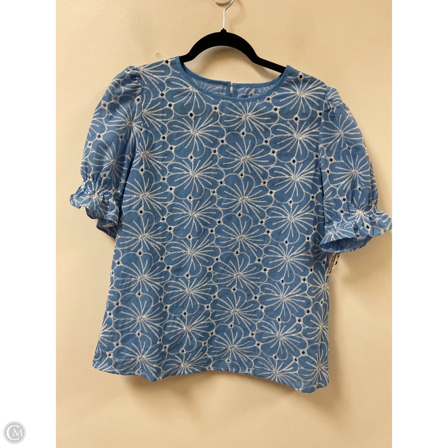 Top Short Sleeve By Clothes Mentor In Blue, Size: M