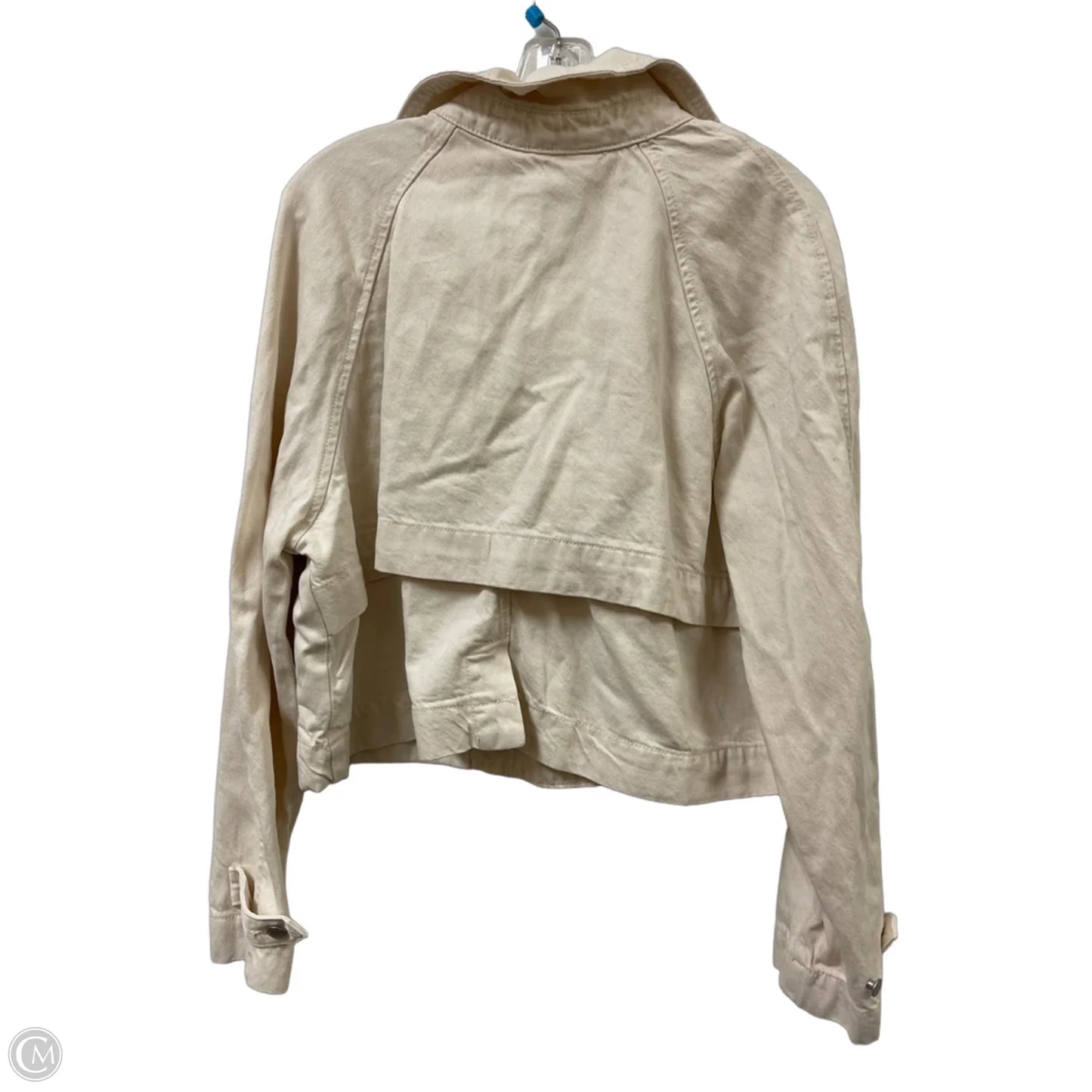Jacket Denim By Universal Thread In Cream, Size: Xl