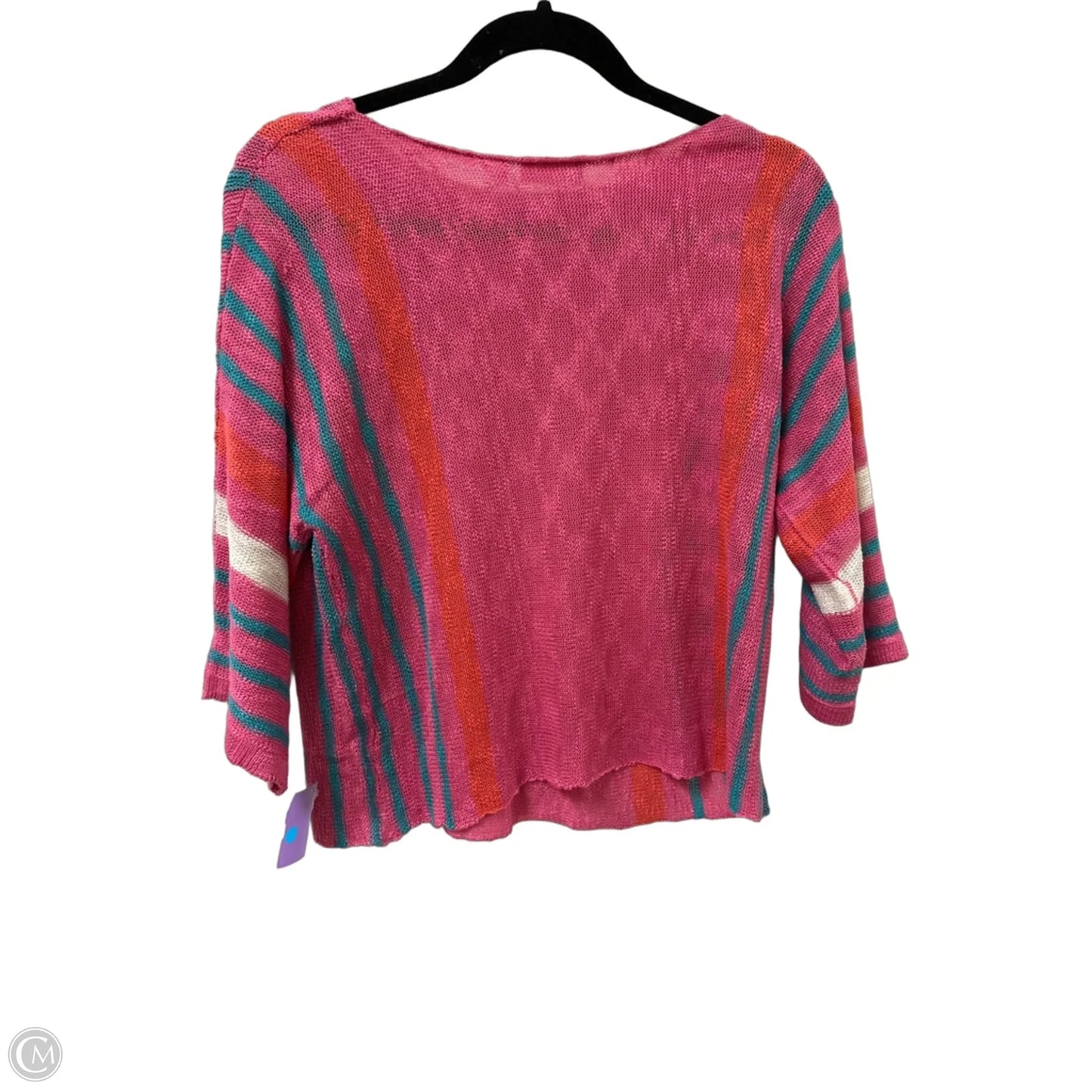 Top Long Sleeve By Pink Lily In Pink, Size: S