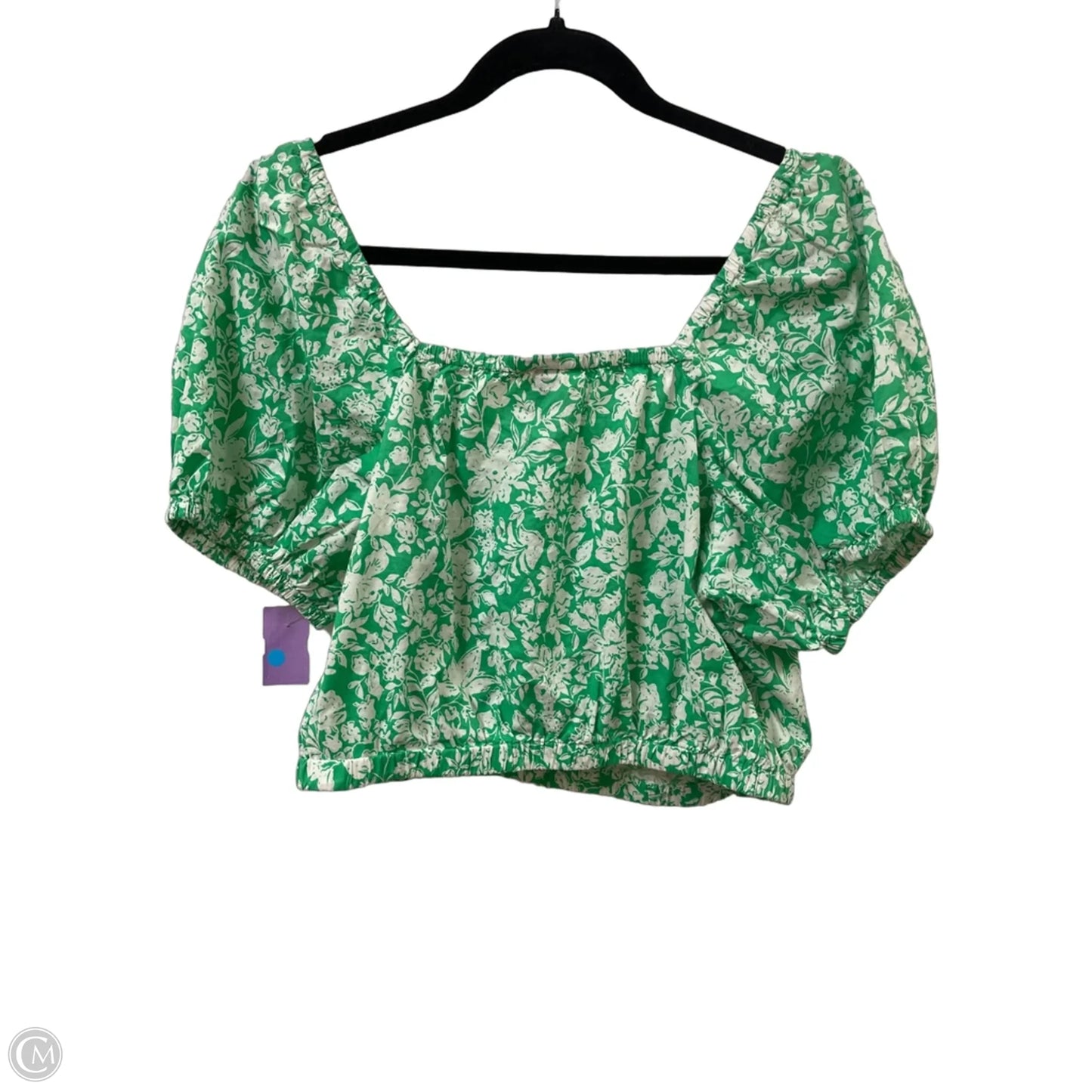 Top Short Sleeve By Universal Thread In Green, Size: M