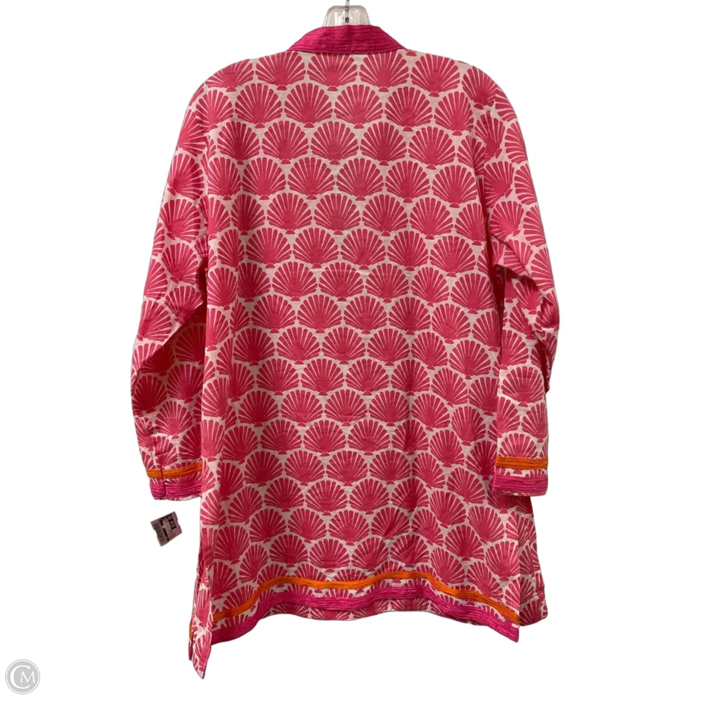 Tunic Long Sleeve By Cmc In Orange & Pink, Size: Xl