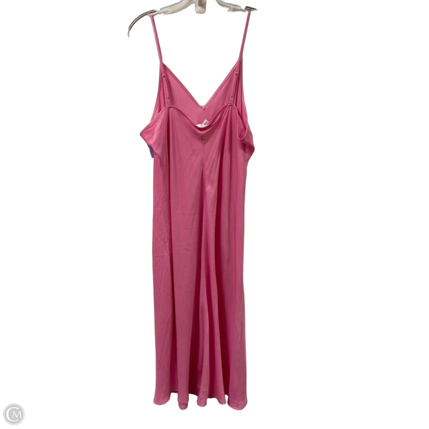 Dress Casual Maxi By Time And Tru In Pink, Size: 2x