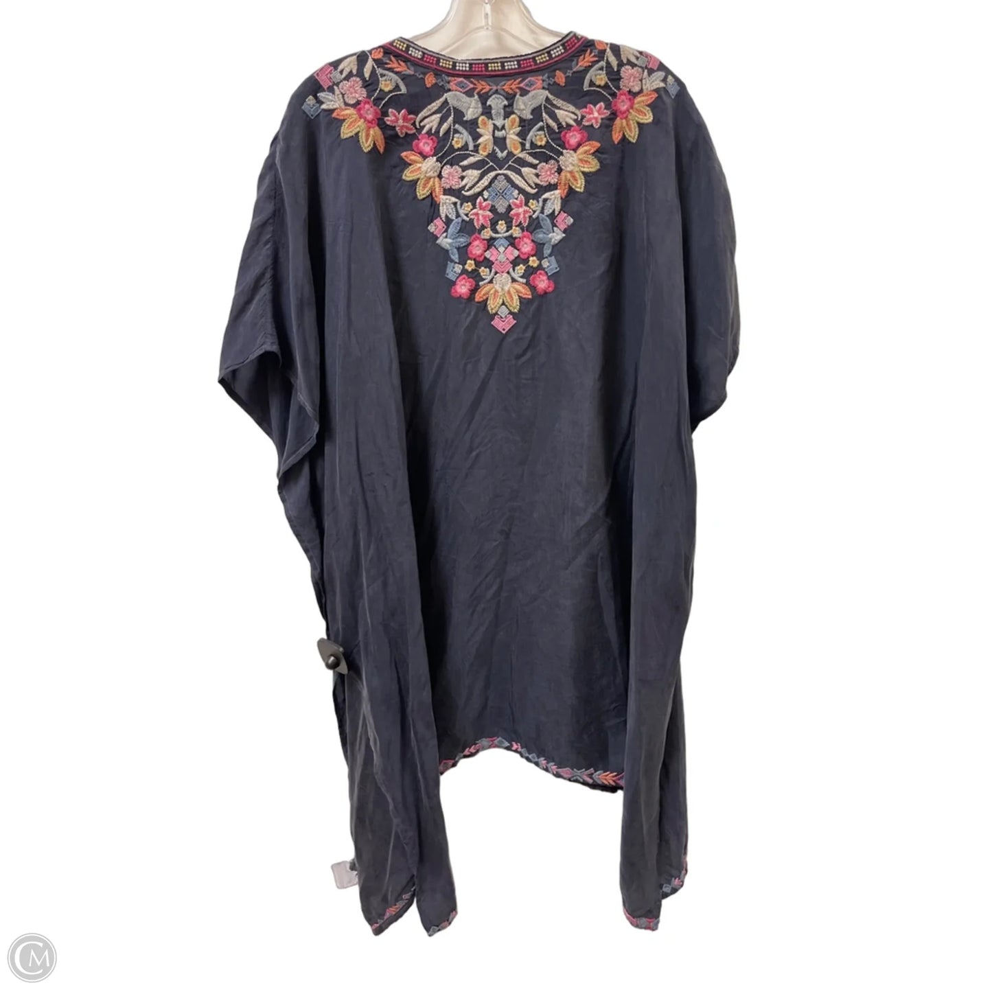 Tunic Designer By Johnny Was In Navy, Size: L