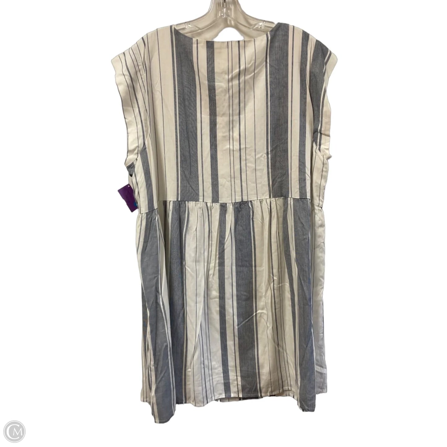 Dress Casual Short By Savanna Jane In Striped Pattern, Size: 1x