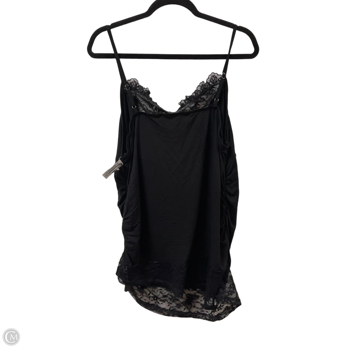Top Cami By Romwe In Black, Size: 3x