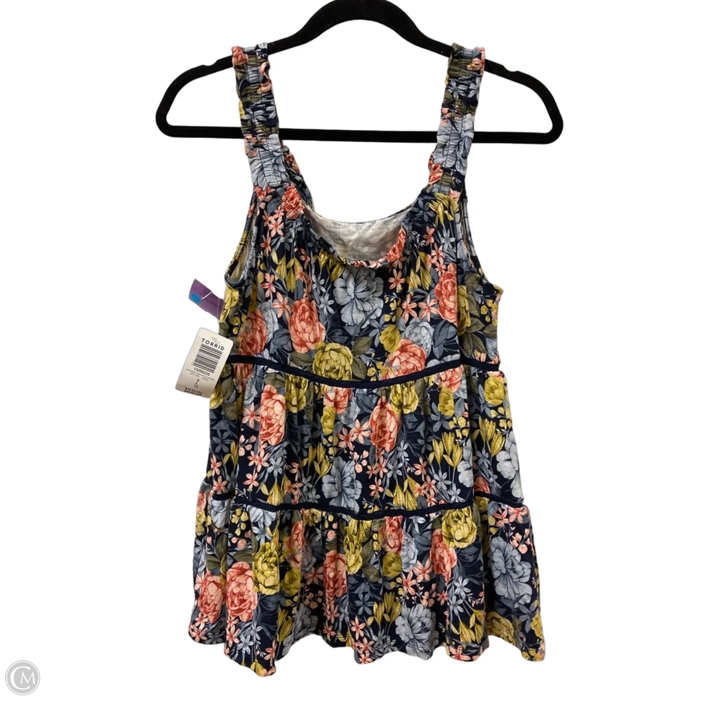 Blouse Sleeveless By Torrid In Floral Print, Size: L