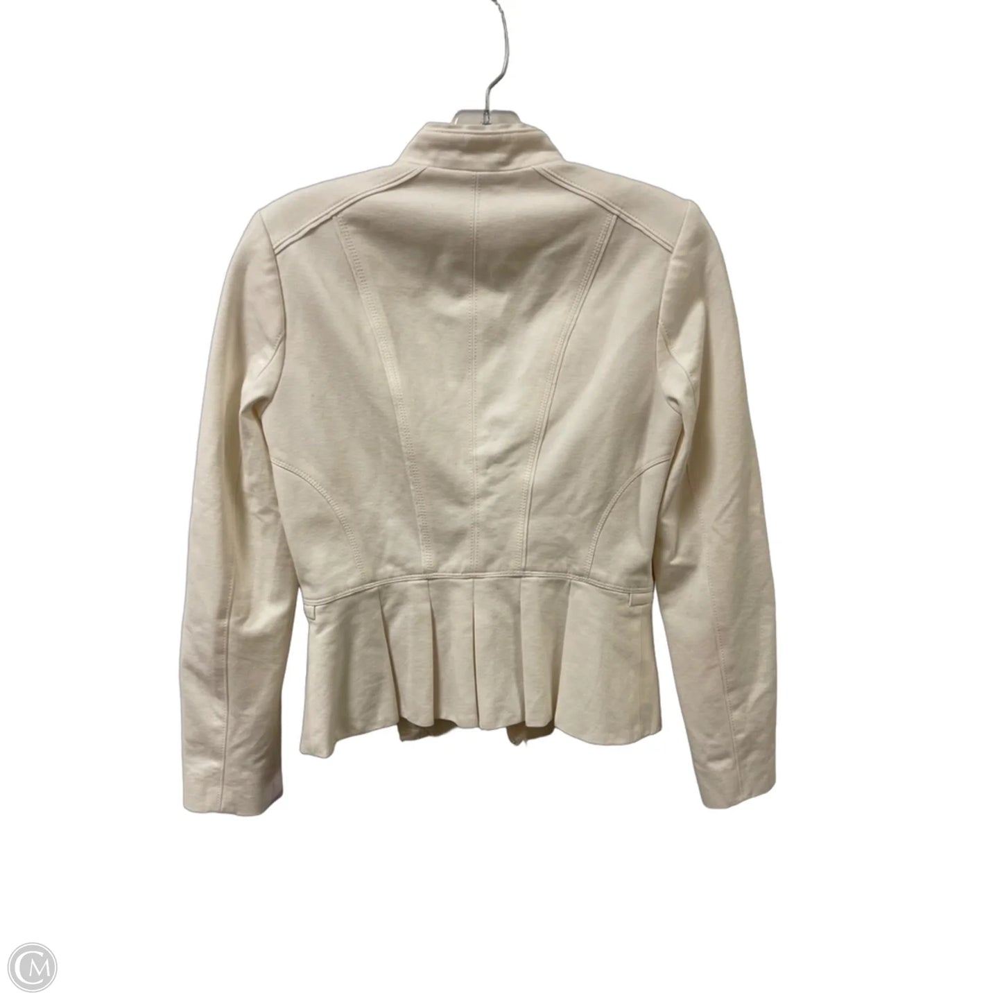 Blazer By White House Black Market In Cream, Size: Xs