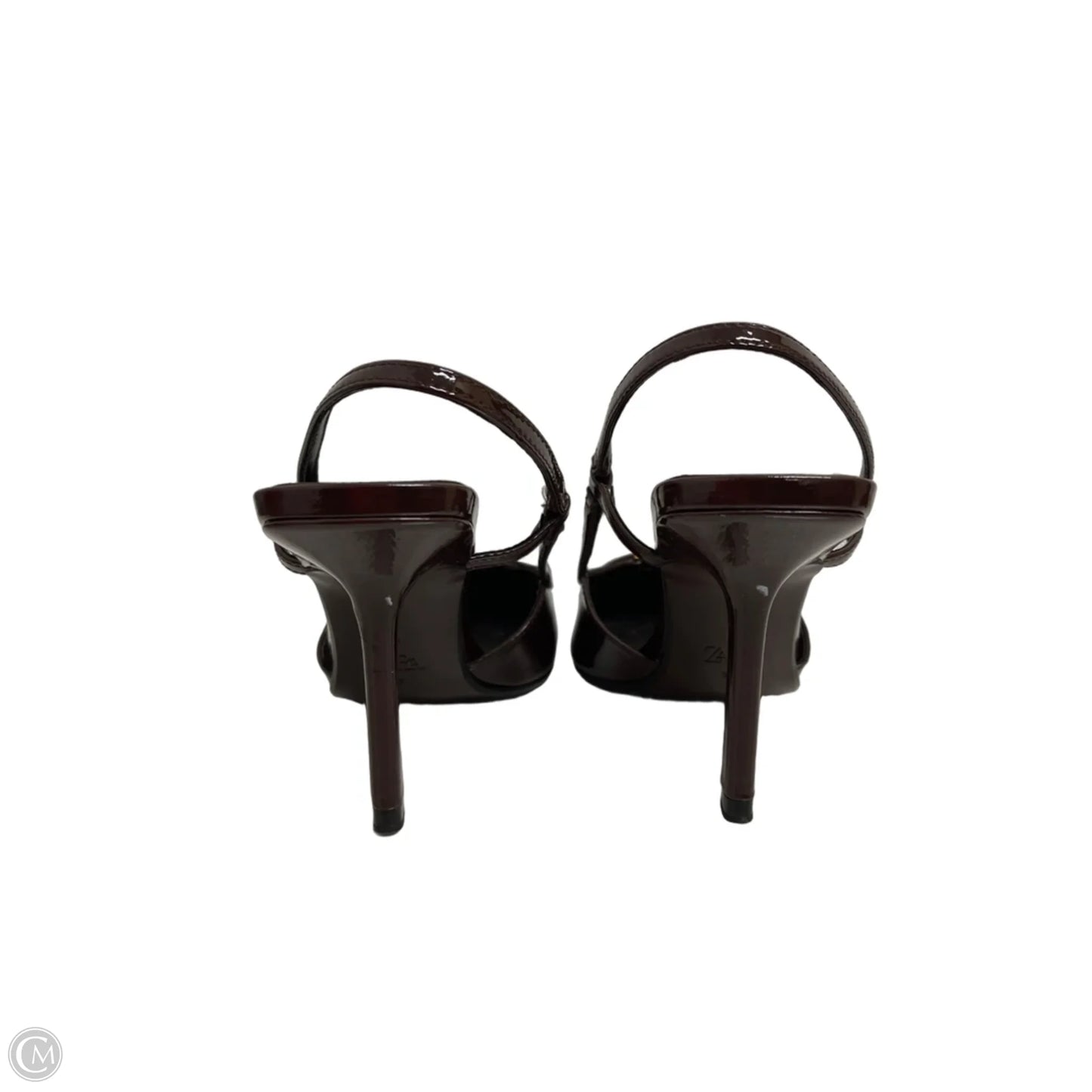 Shoes Heels Stiletto By Zara In Brown, Size: 6.5