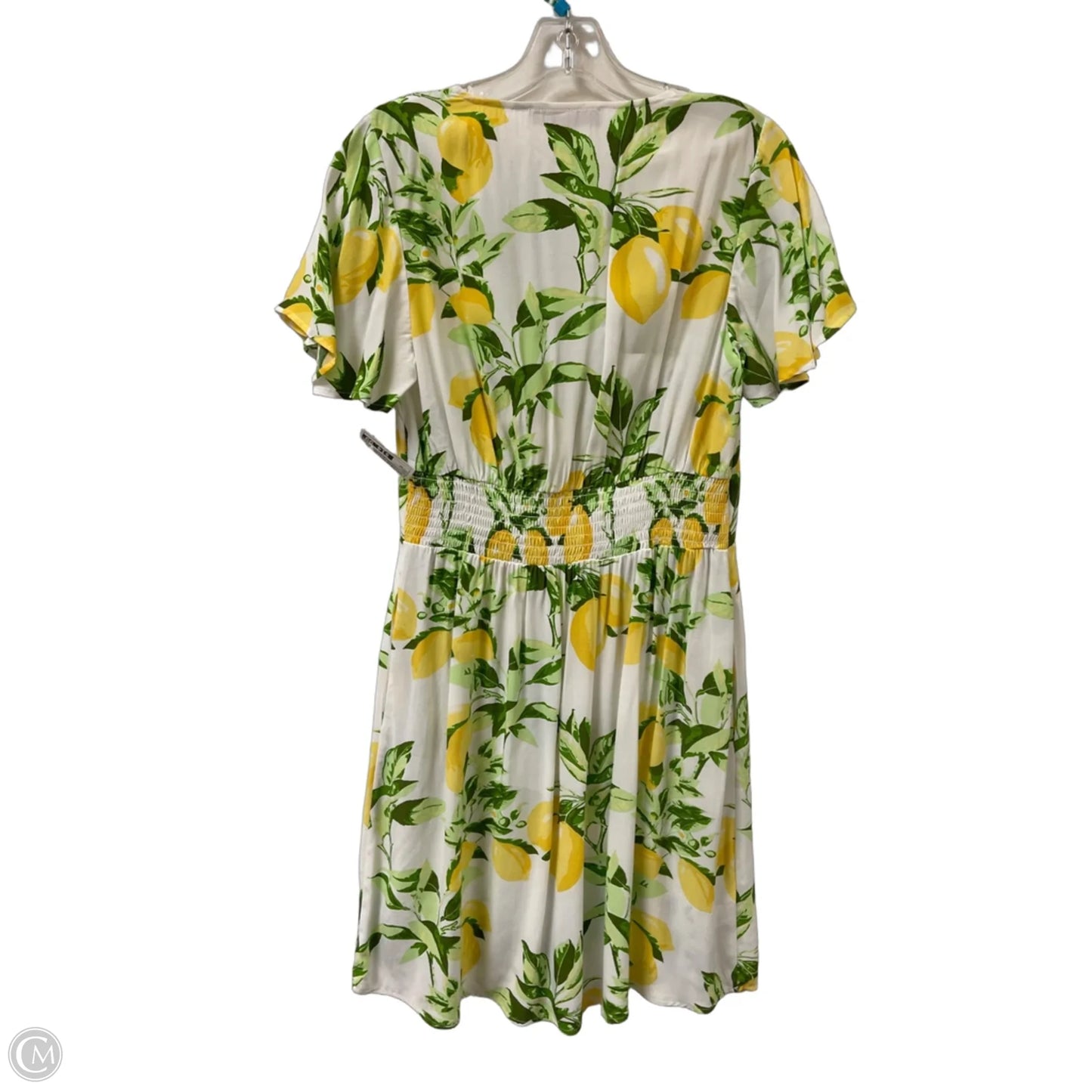 Dress Party Short By Loft In Green & Yellow, Size: Sp