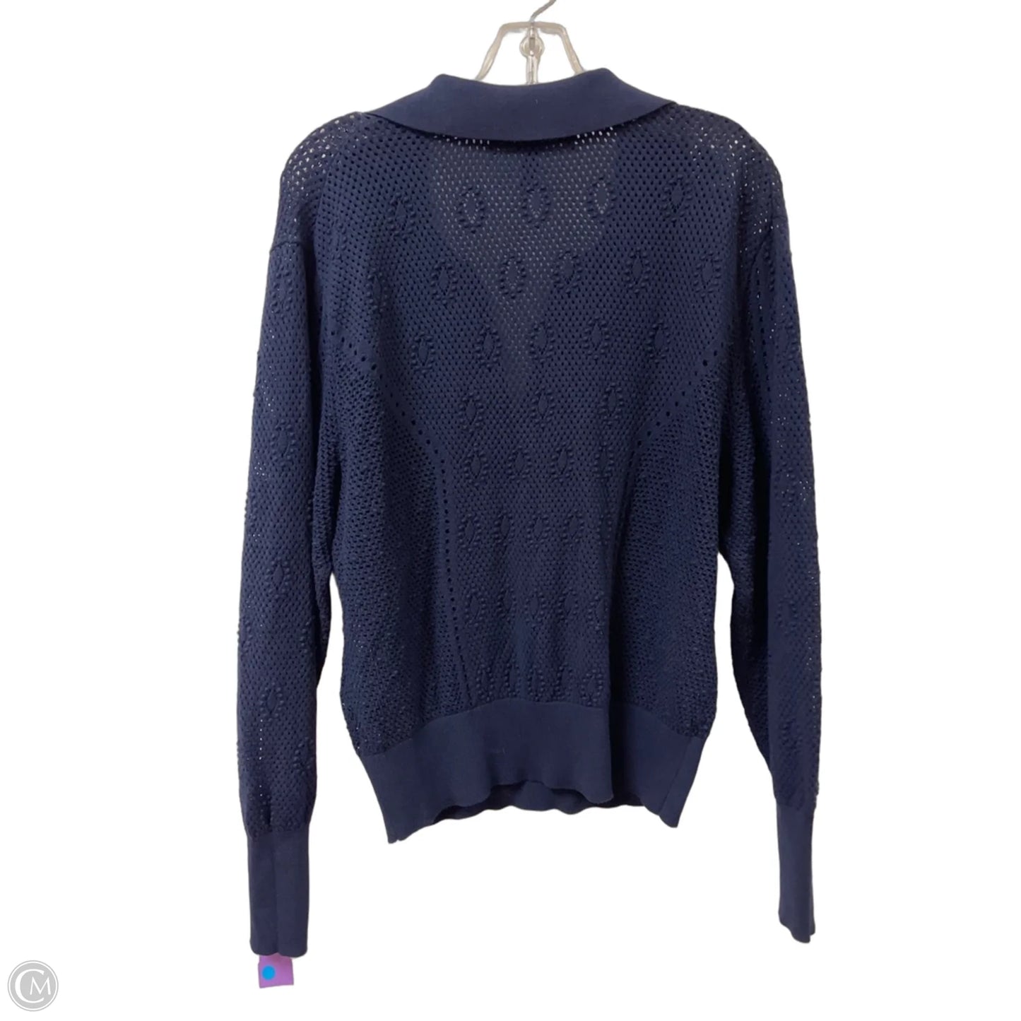 Top Long Sleeve By White House Black Market In Navy, Size: M