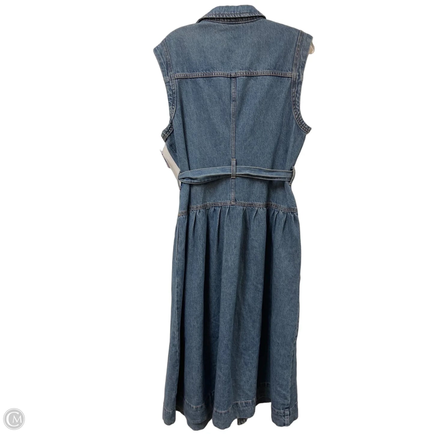 Dress Casual Maxi By Universal Thread In Blue Denim, Size: Xl