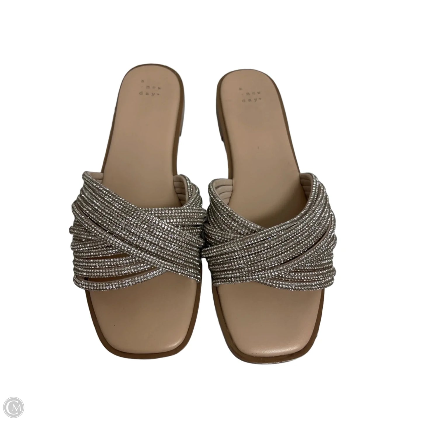 Sandals Flats By A New Day In Cream, Size: 9.5