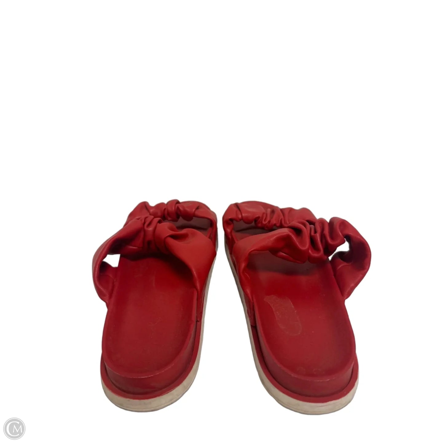Sandals Flats By Qupid In Red, Size: 8.5