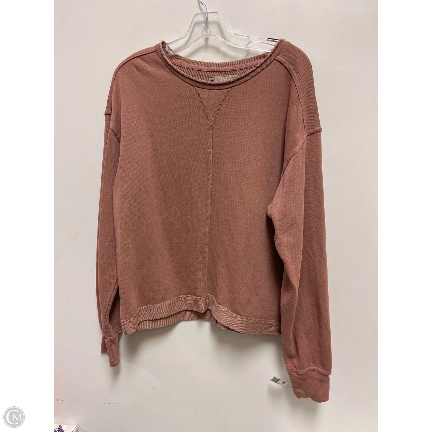 Top Long Sleeve By C And C In Pink, Size: M