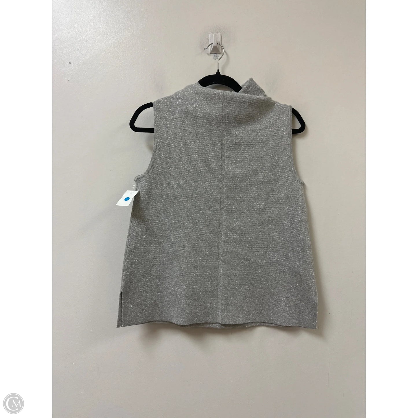 Top Sleeveless By Talbots In Grey, Size: S
