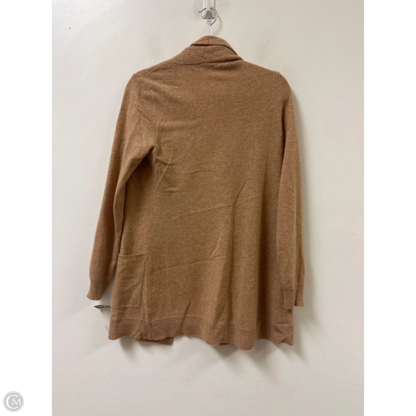 Sweater Cardigan By Chicos In Tan, Size: S