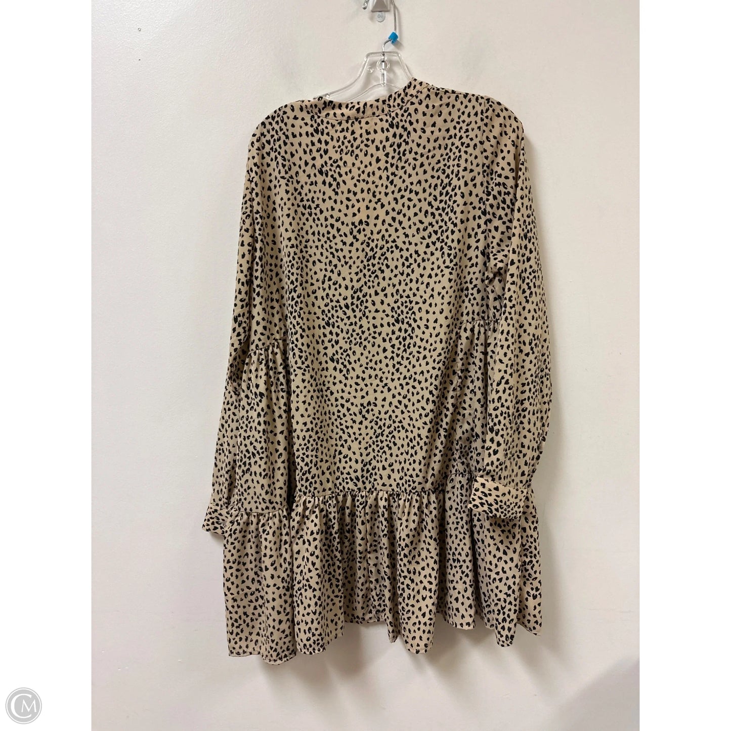 Dress Casual Midi By Easel In Leopard Print, Size: M