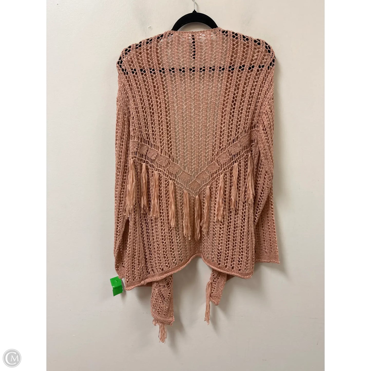 Sweater Cardigan By Entro In Pink, Size: S
