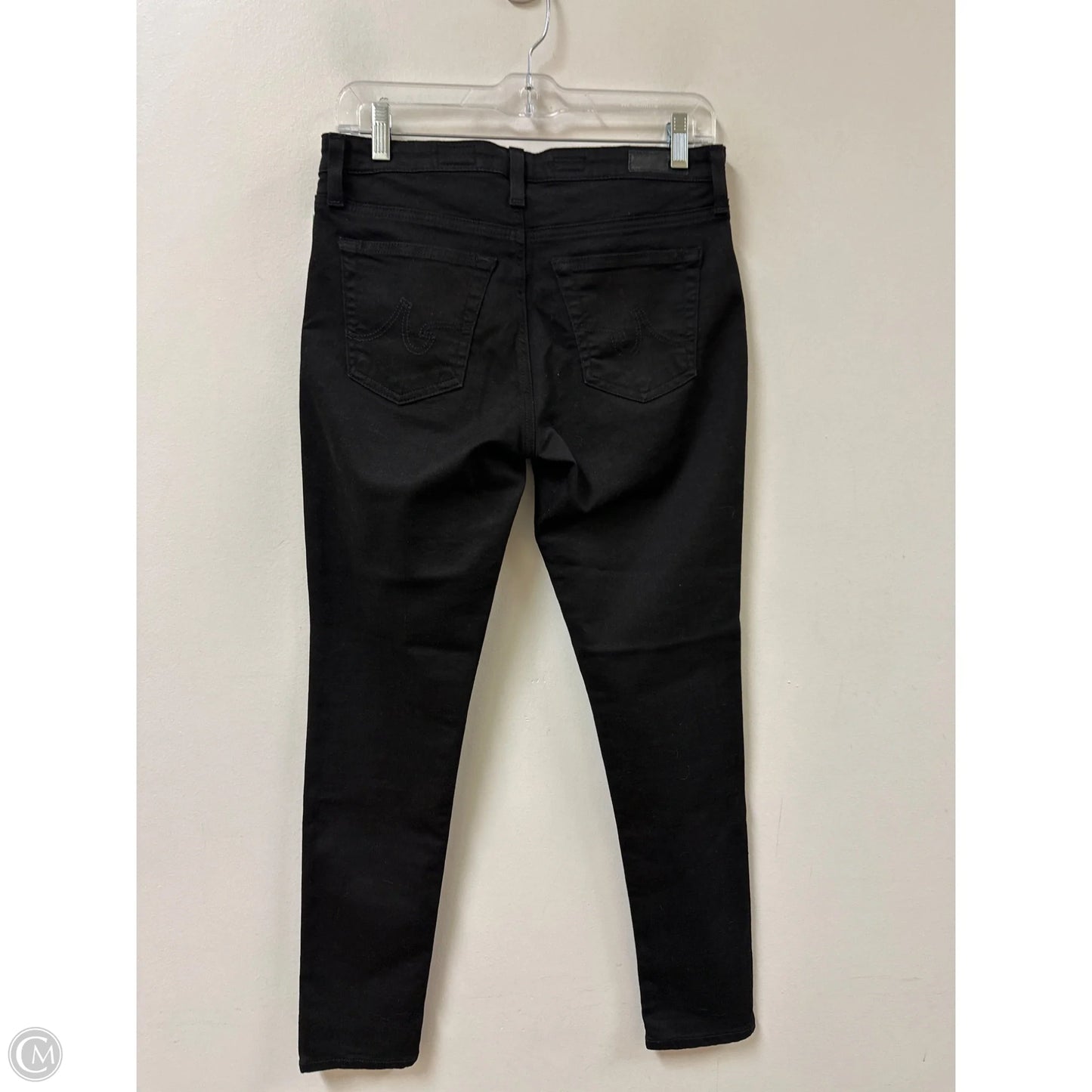 Jeans Skinny By Ag Jeans In Black, Size: 6