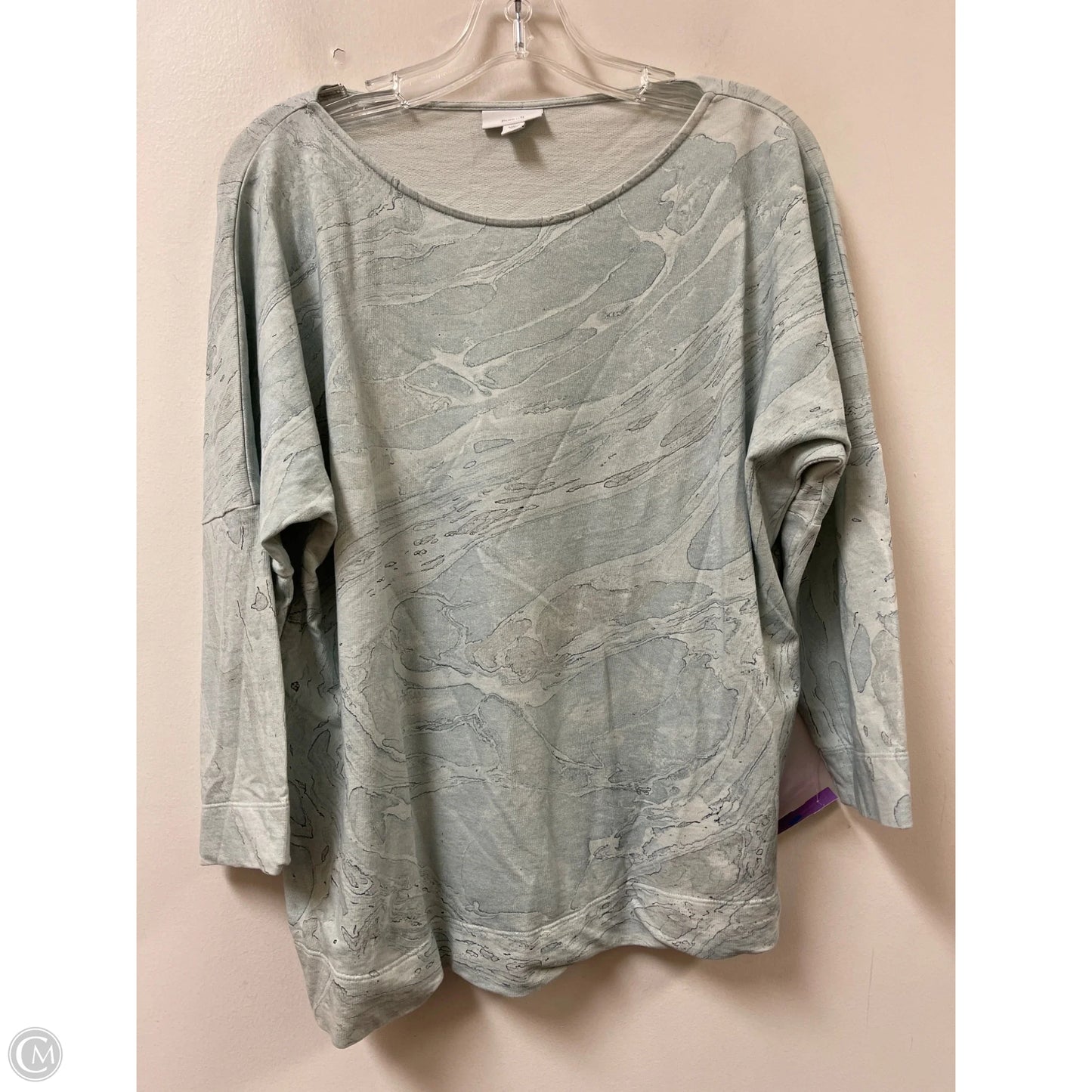 Top Long Sleeve By Pure Jill In Blue, Size: M
