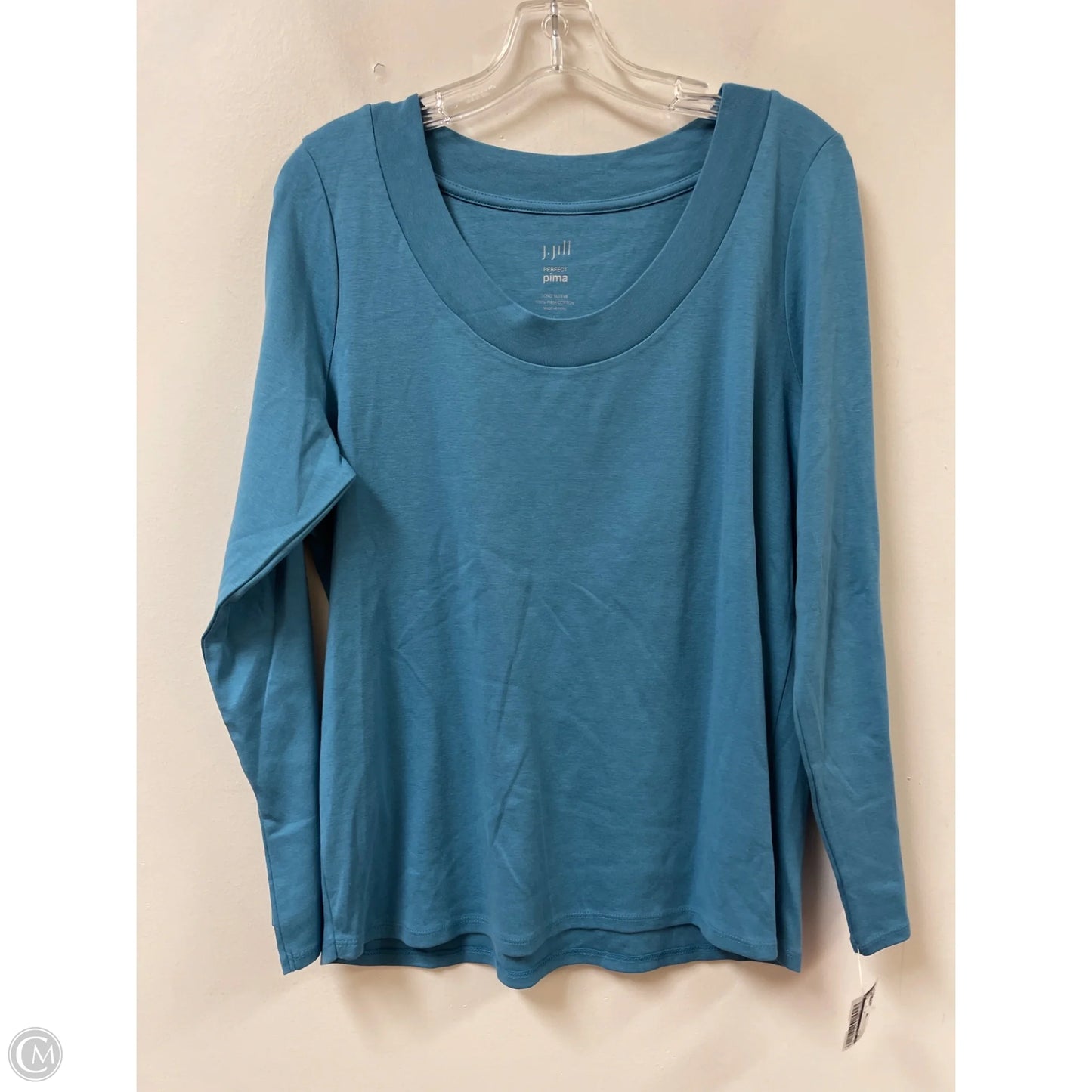 Top Long Sleeve By J. Jill In Blue, Size: L