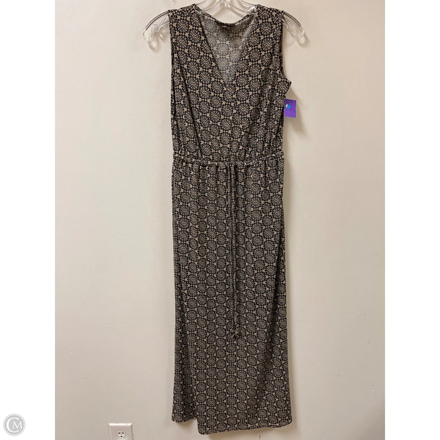 Dress Casual Maxi By Dana Buchman In Black & Cream, Size: Xs