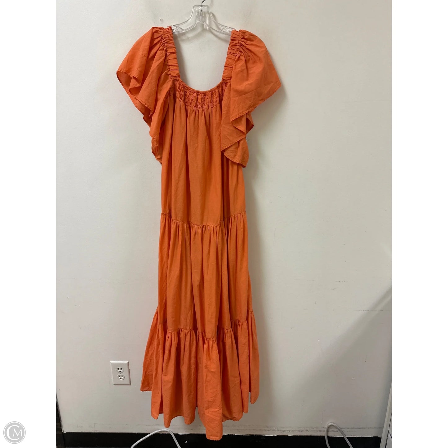 Dress Casual Maxi By Devotion Twins In Orange, Size: S