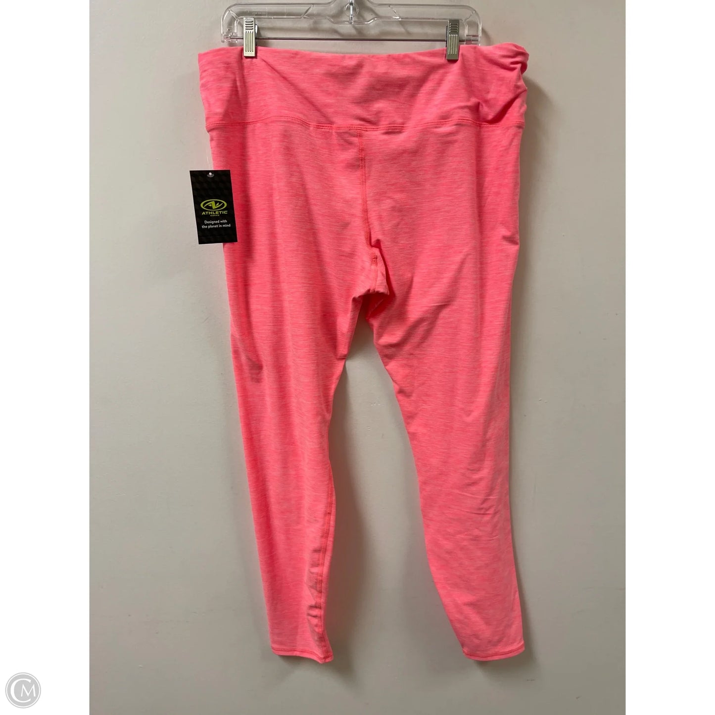 Athletic Leggings By Athletic Works In Pink, Size: 2x