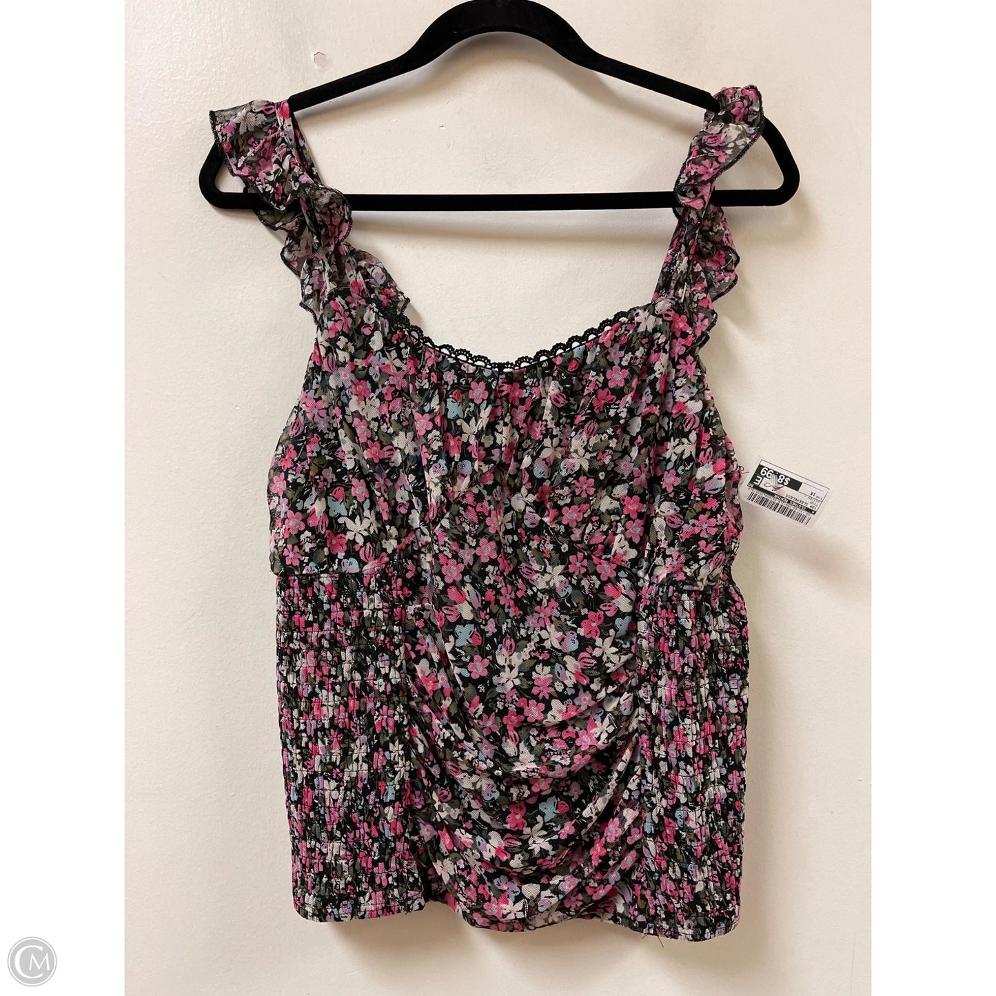 Top Sleeveless By Clothes Mentor In Pink, Size: 1x