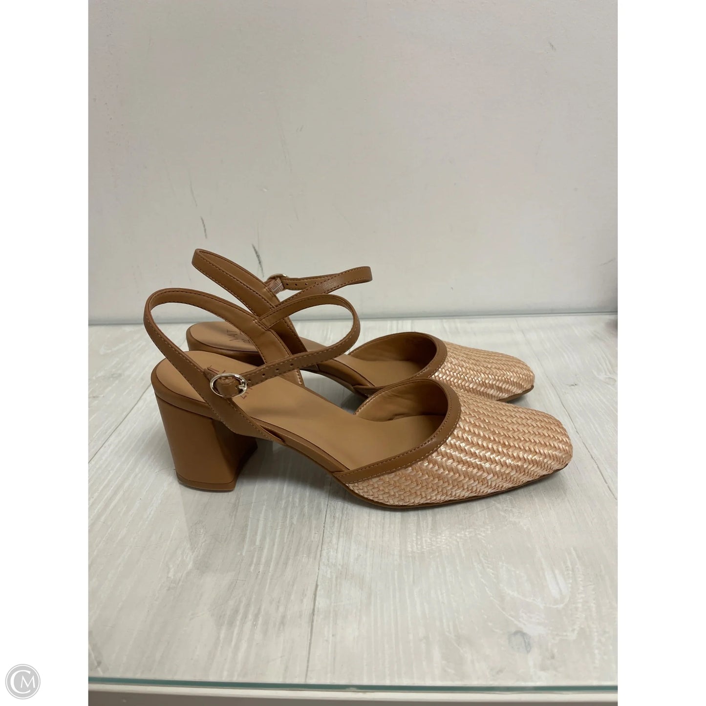 Shoes Heels Block By Naturalizer In Cream, Size: 9.5