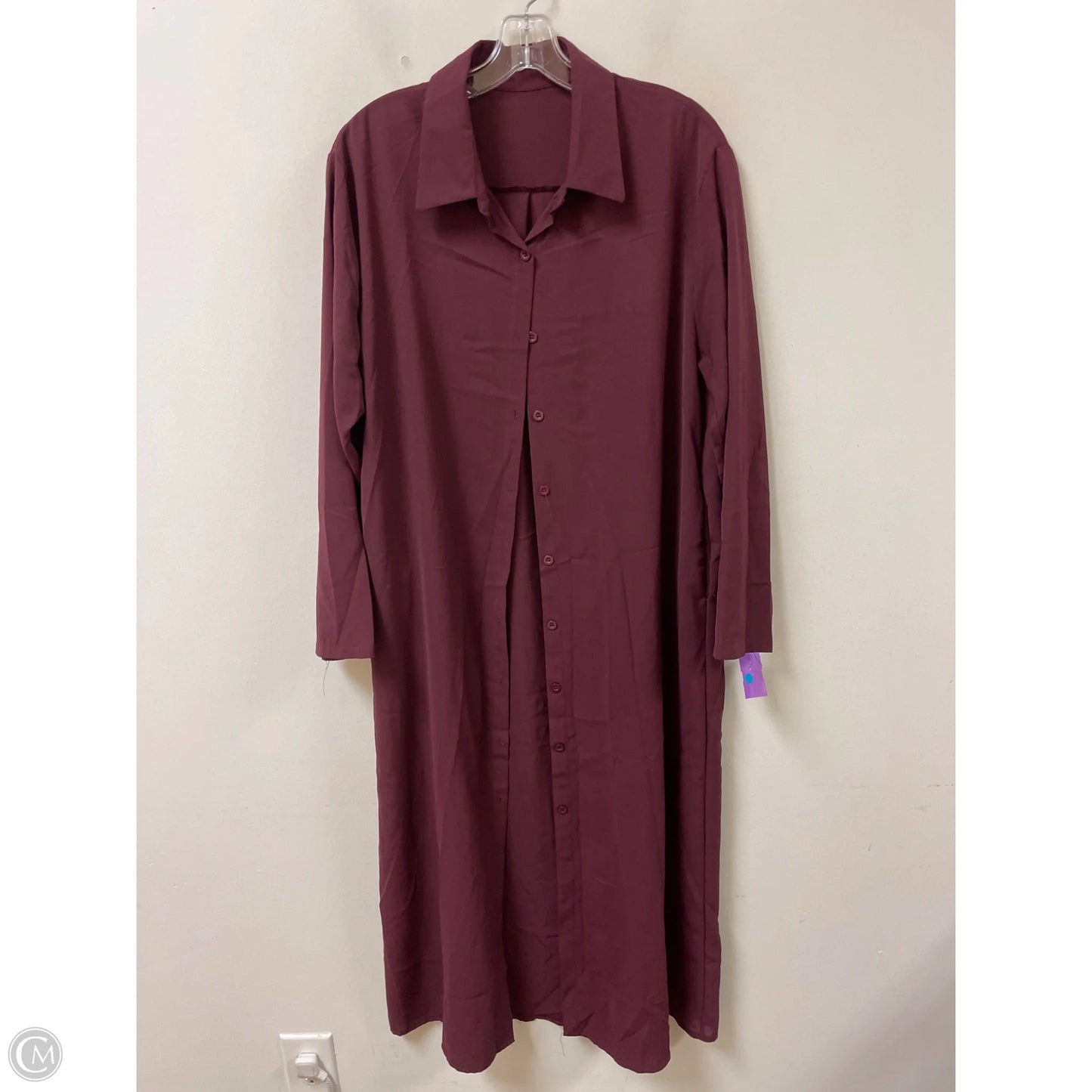 Dress Casual Maxi By Clothes Mentor In Purple, Size: Xl