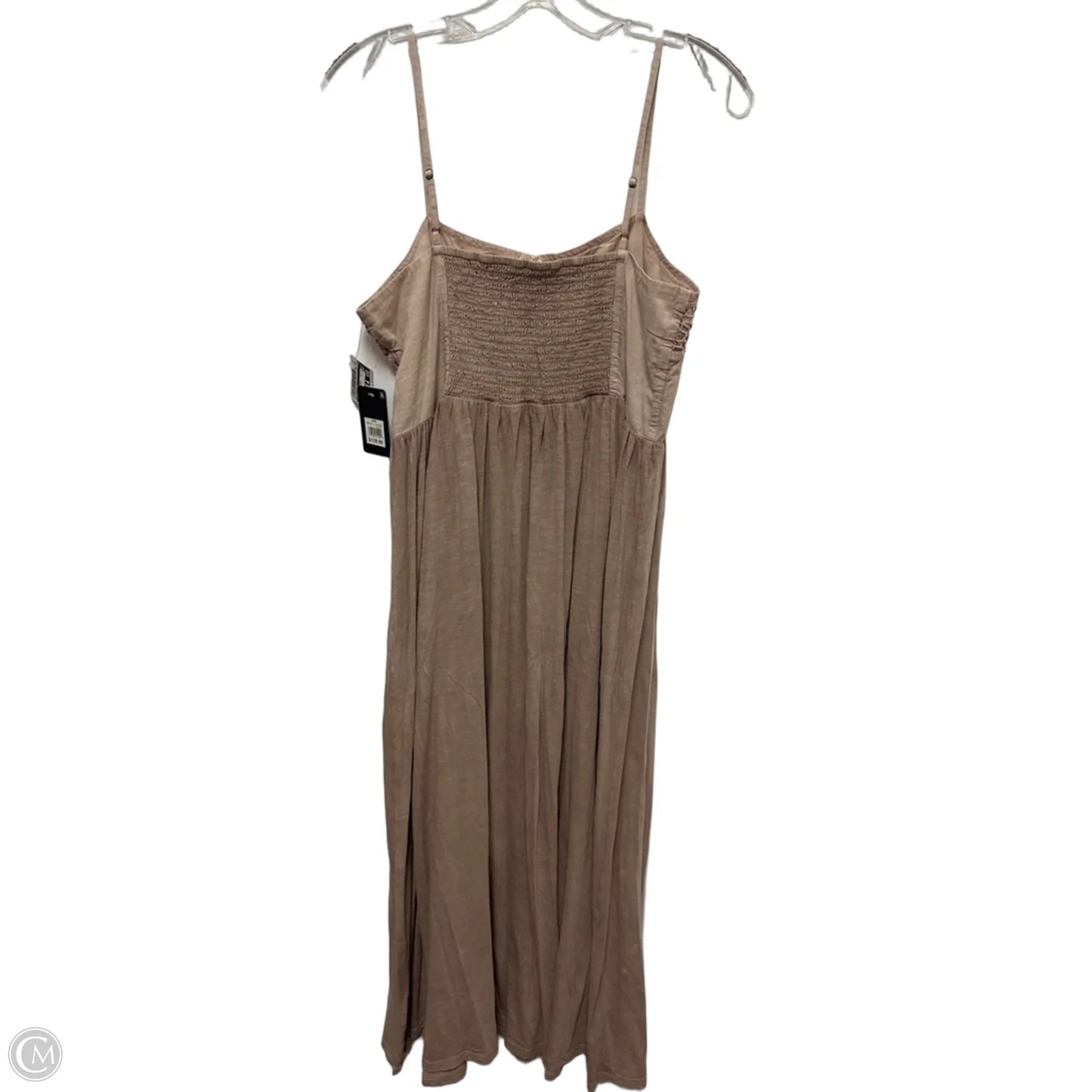 Dress Casual Midi By Lucky Brand In Brown, Size: M