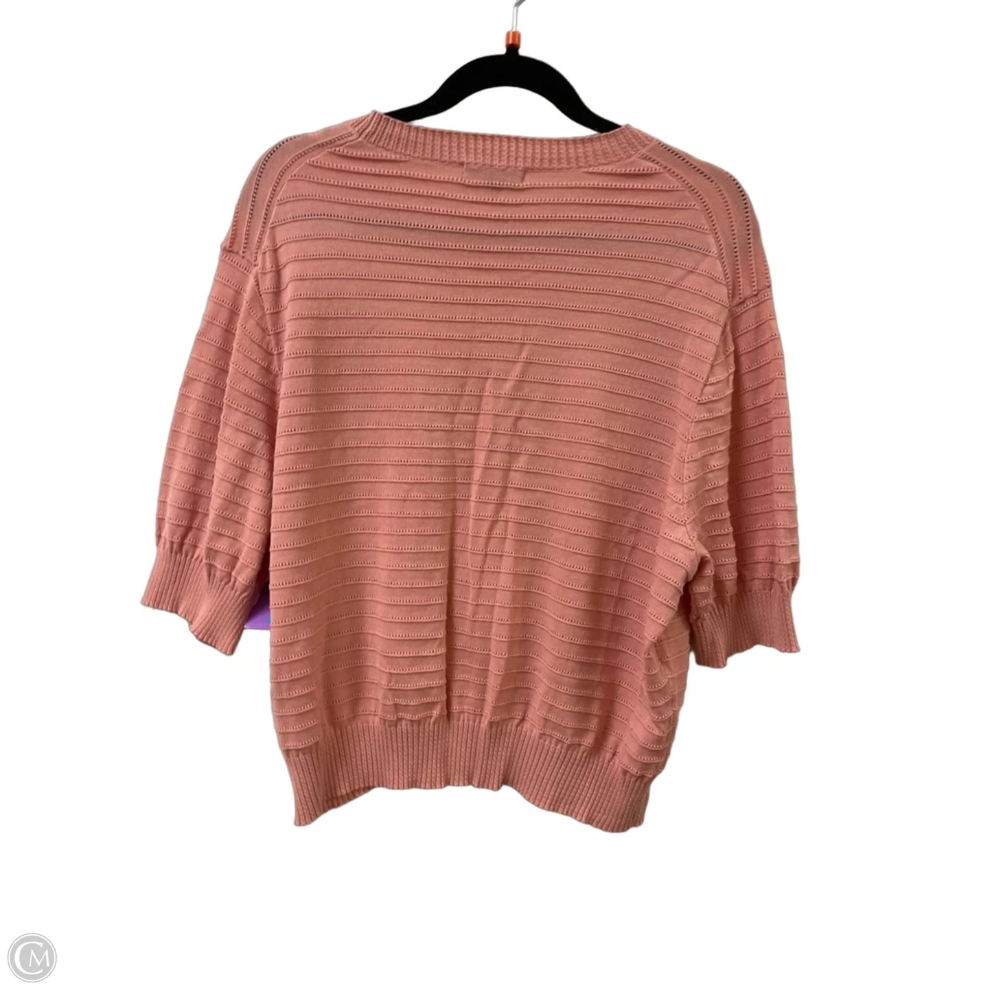 Sweater Designer By Frye In Pink, Size: 2x