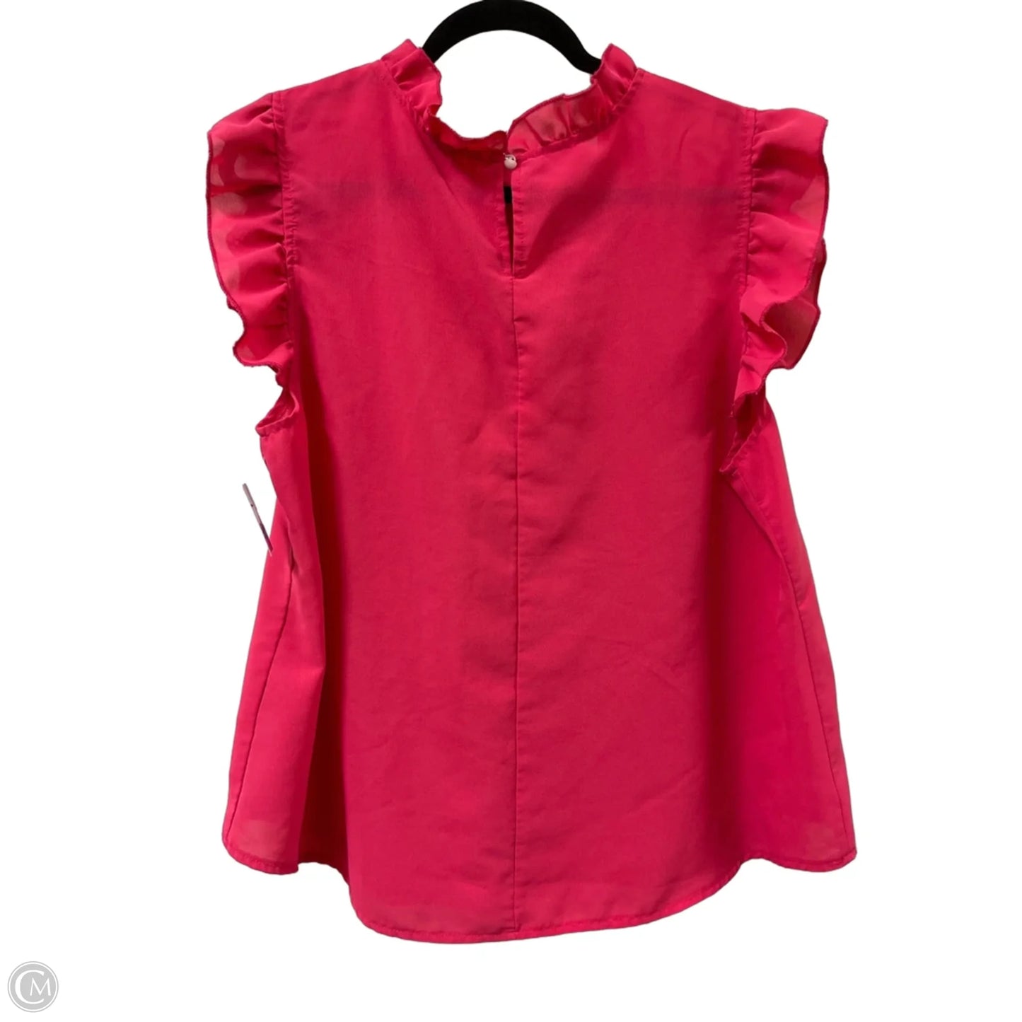 Top Sleeveless By Shein In Pink, Size: 2x