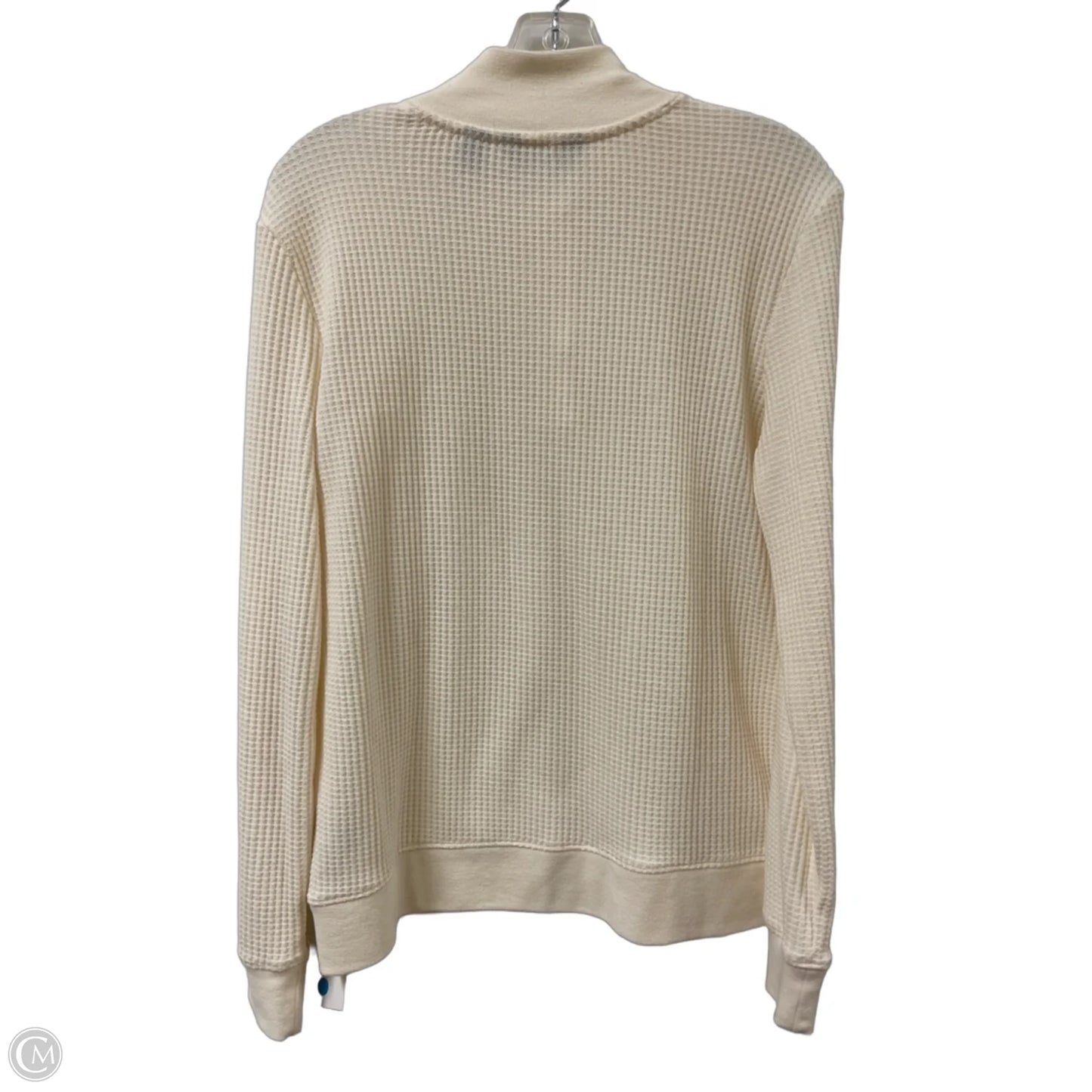 Top Long Sleeve By Lands End In Cream, Size: S