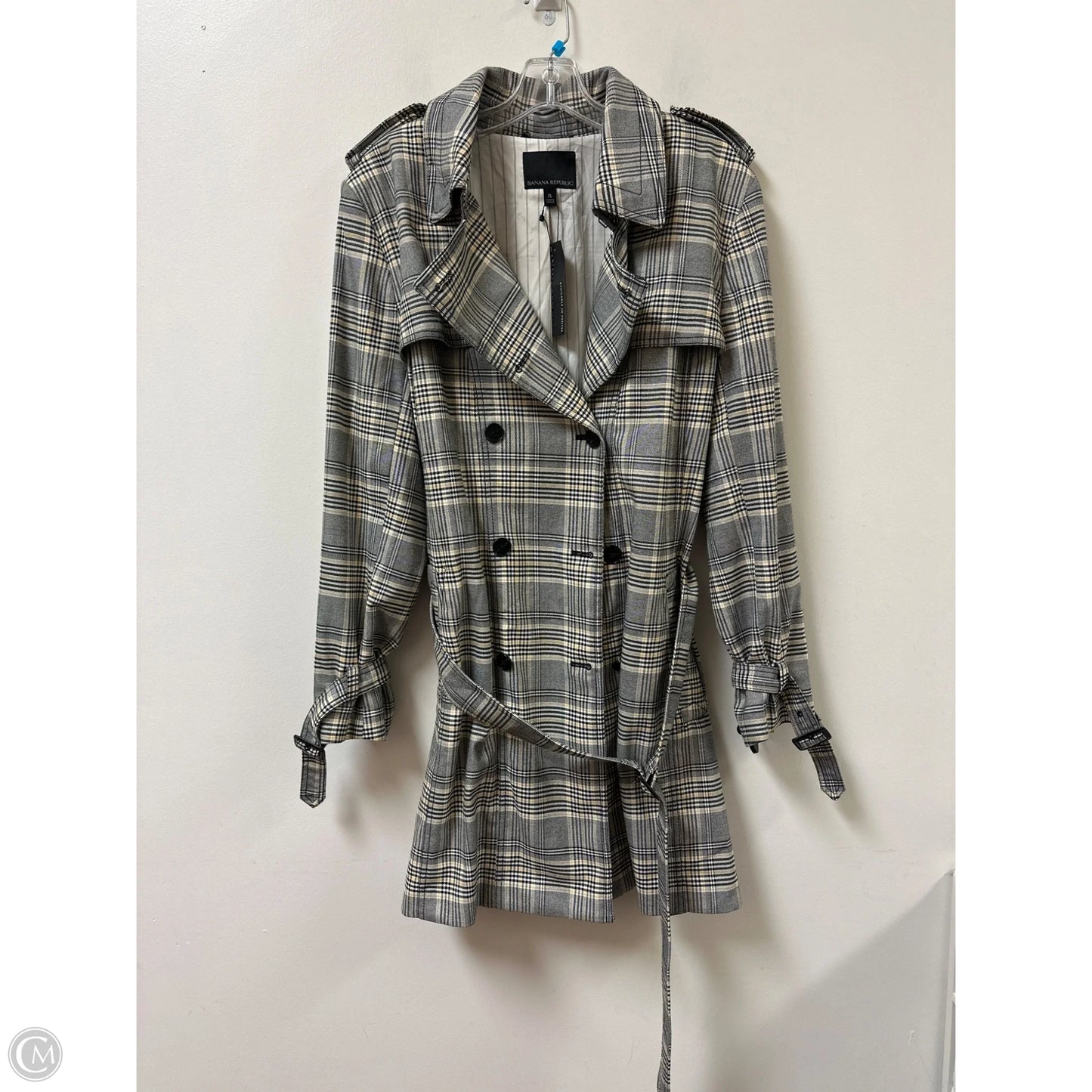 Coat Other By Banana Republic In Plaid Pattern, Size: Xl
