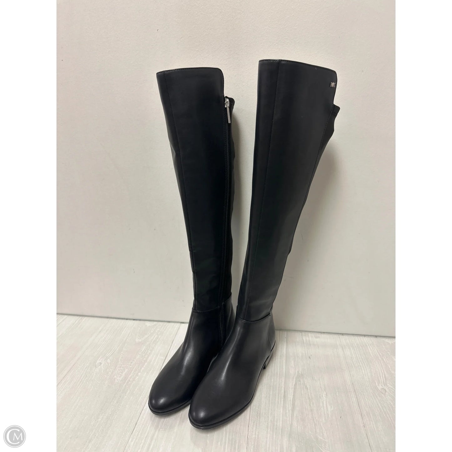 Boots Knee Flats By Michael By Michael Kors In Black, Size: 5.5