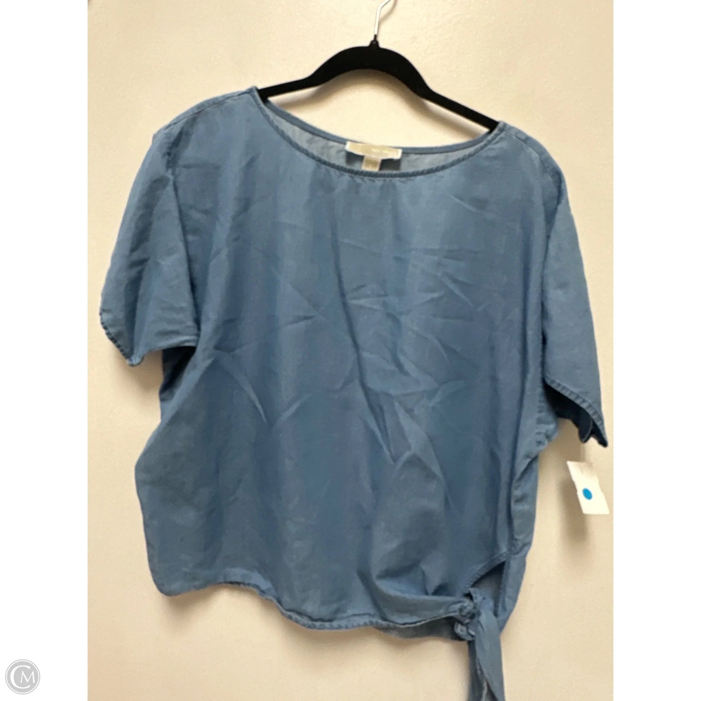 Top Short Sleeve By Michael By Michael Kors In Blue, Size: S