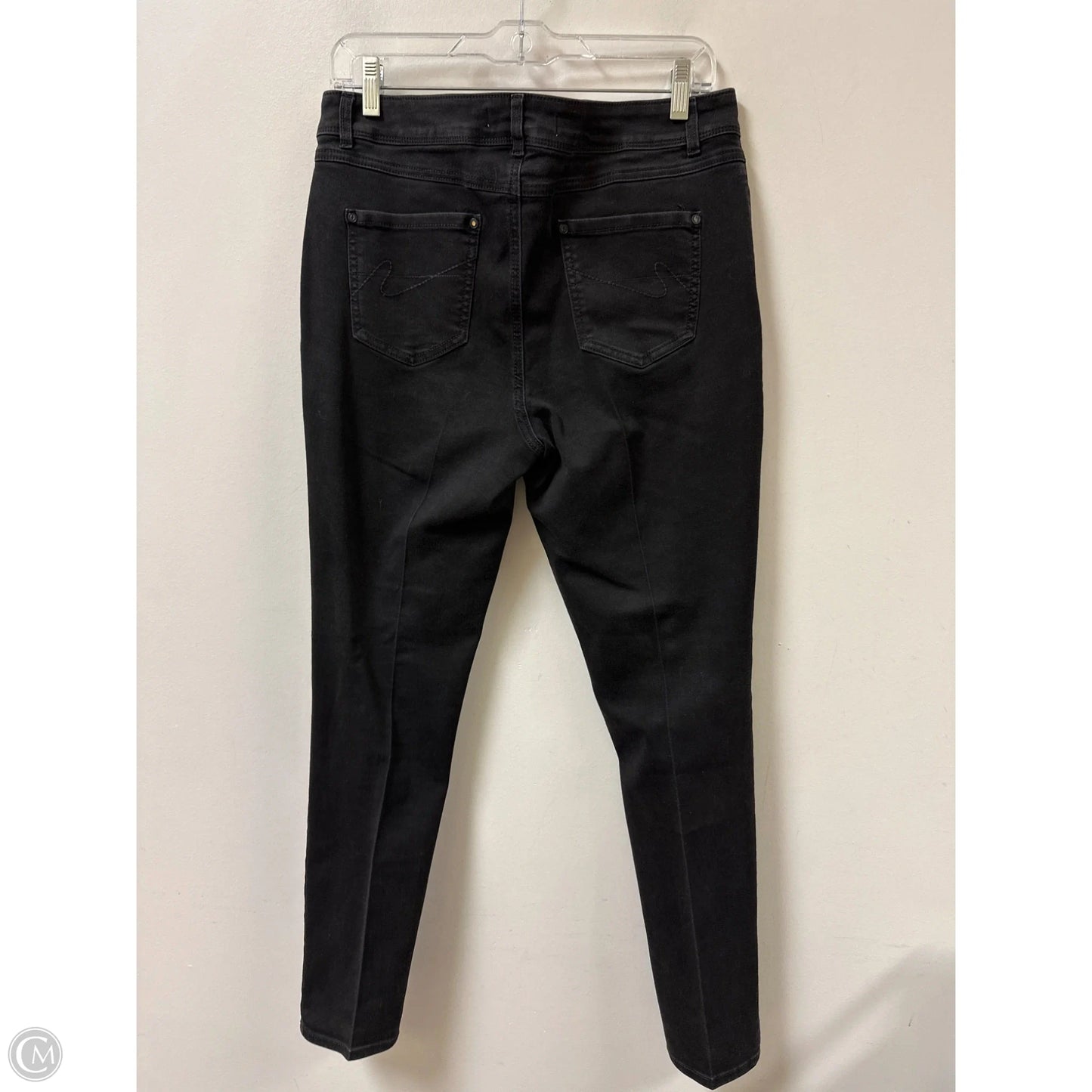 Jeans Skinny By Cato In Black Denim, Size: 14