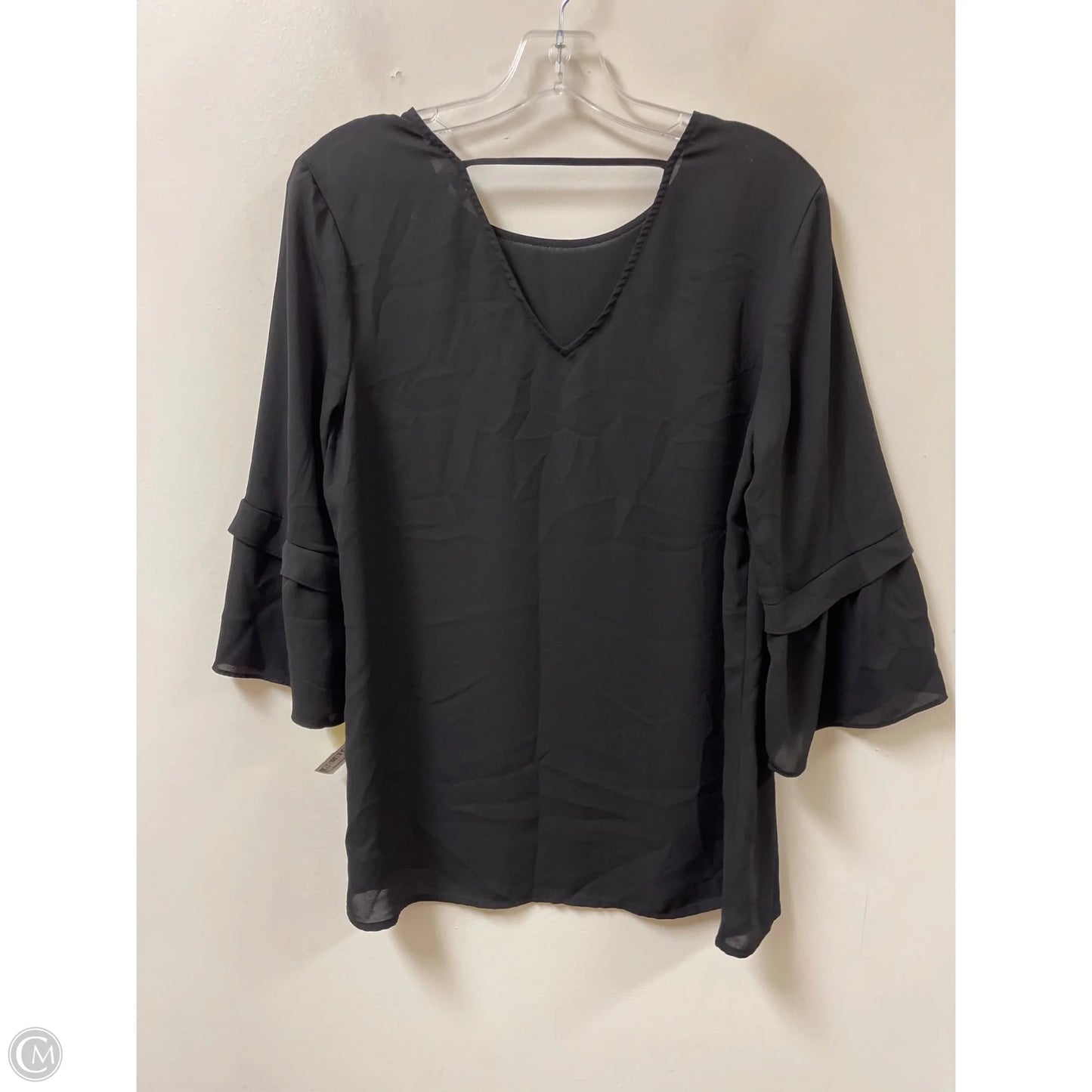 Top Long Sleeve By Dr2 In Black, Size: M