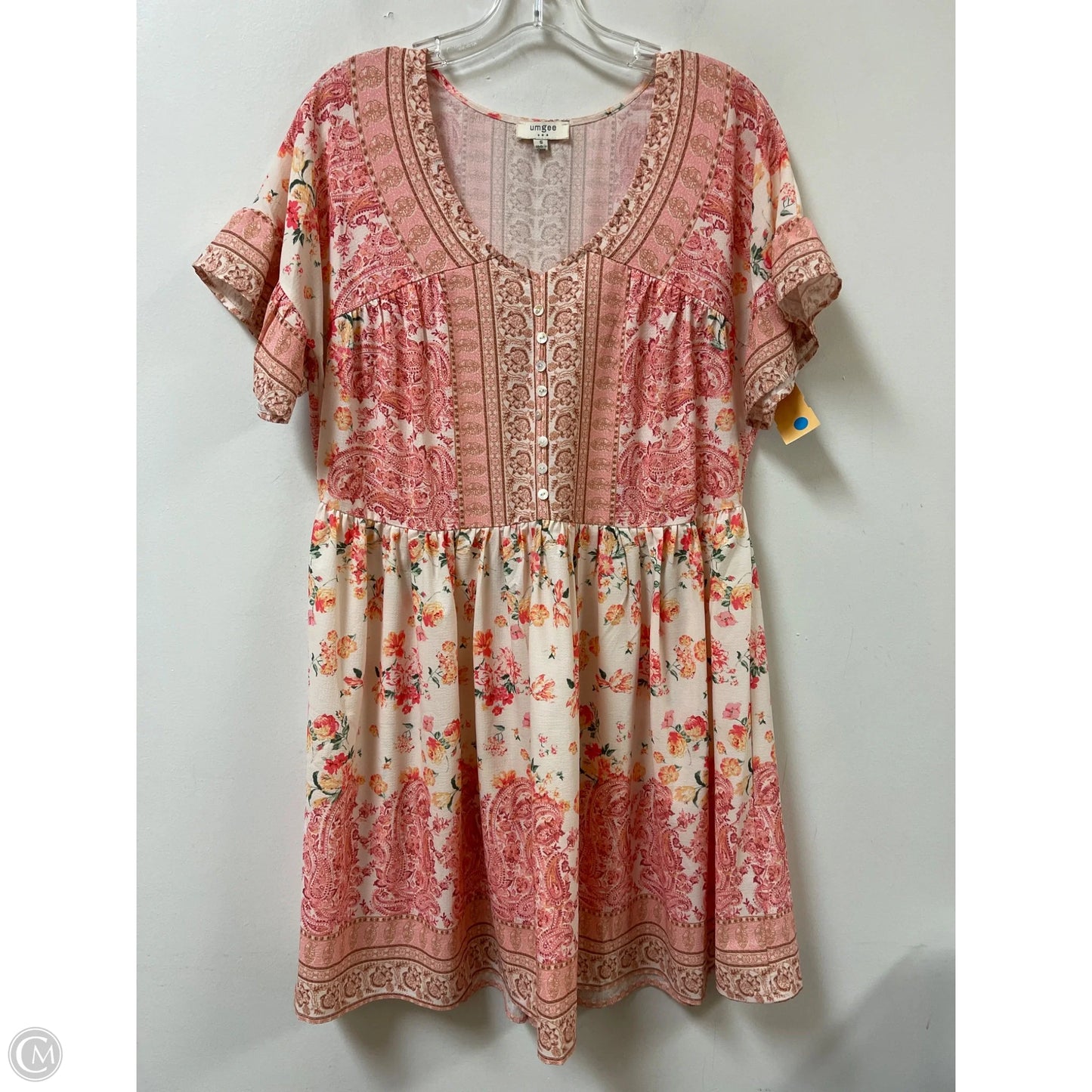 Dress Casual Short By Umgee In Floral Print, Size: S