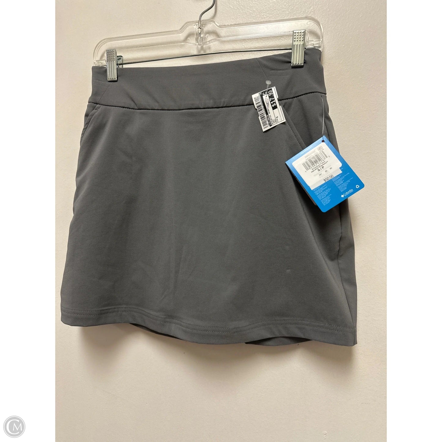 Athletic Skort By Columbia In Grey, Size: S