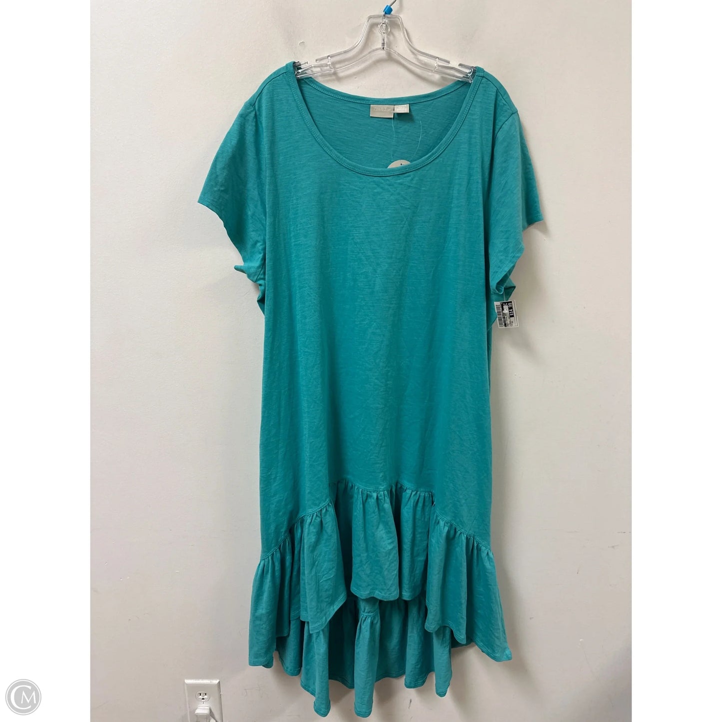 Dress Casual Maxi By Clothes Mentor In Teal, Size: 3x