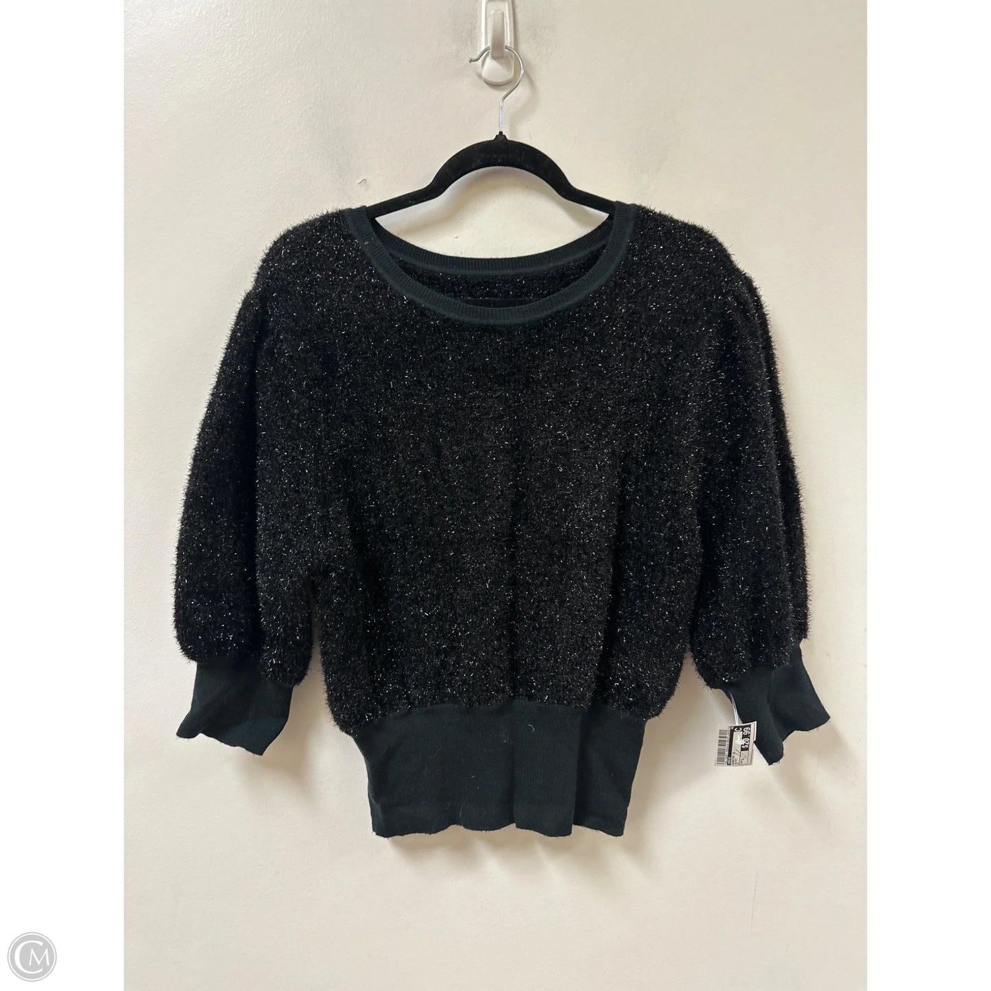Sweater Short Sleeve By Maeve In Black, Size: S