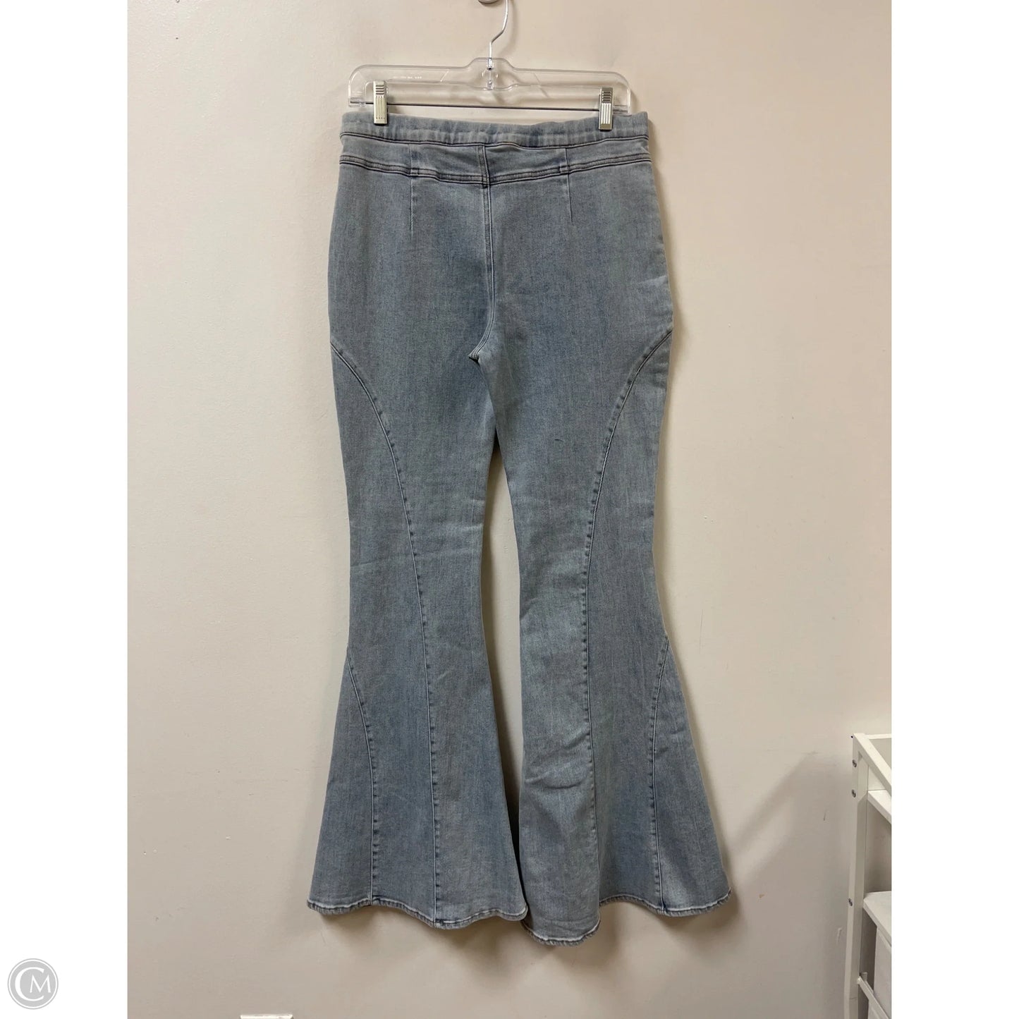 Jeans Flared By Entro In Blue Denim, Size: 12