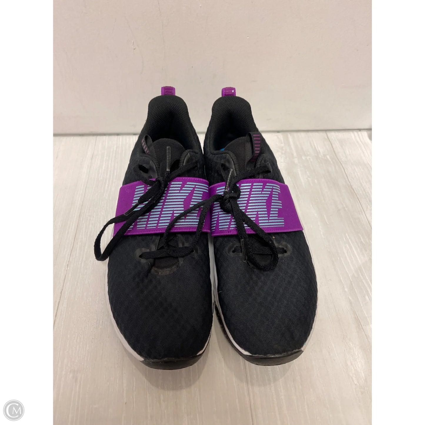 Shoes Athletic By Nike In Black & Purple, Size: 9