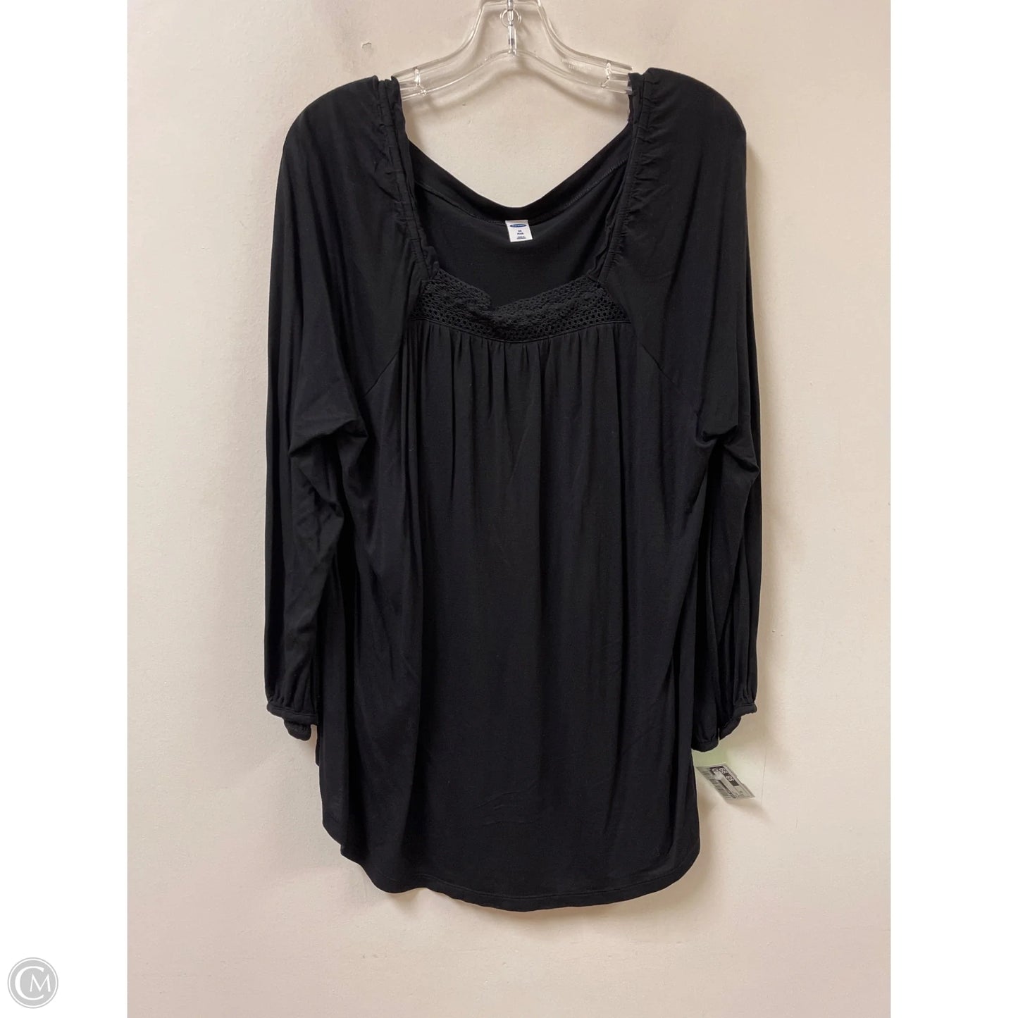Top Long Sleeve By Old Navy In Black, Size: 3x